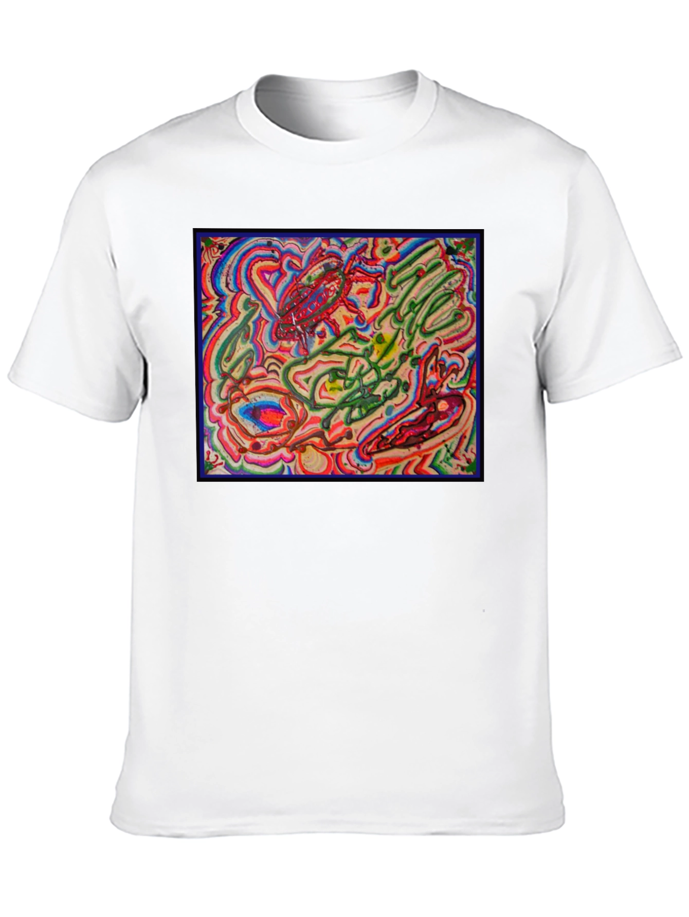 Abstract Art Graphic Tee - Modern Unisex T-Shirt