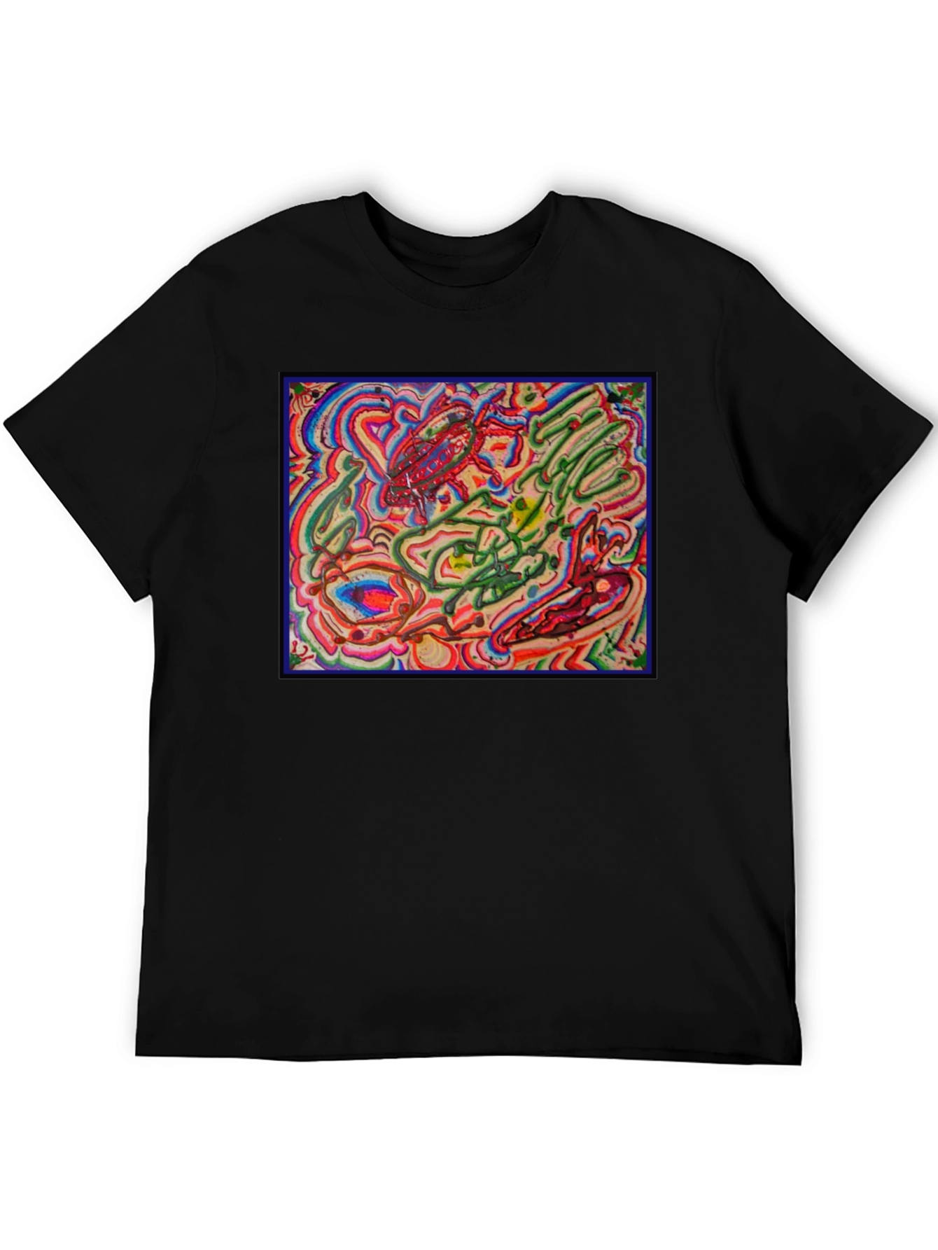 Abstract Art Graphic Tee - Modern Unisex T-Shirt