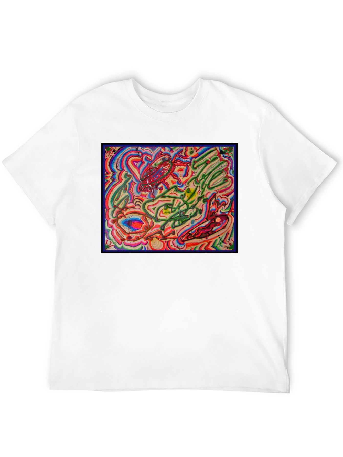 Abstract Art Graphic Tee - Modern Unisex T-Shirt