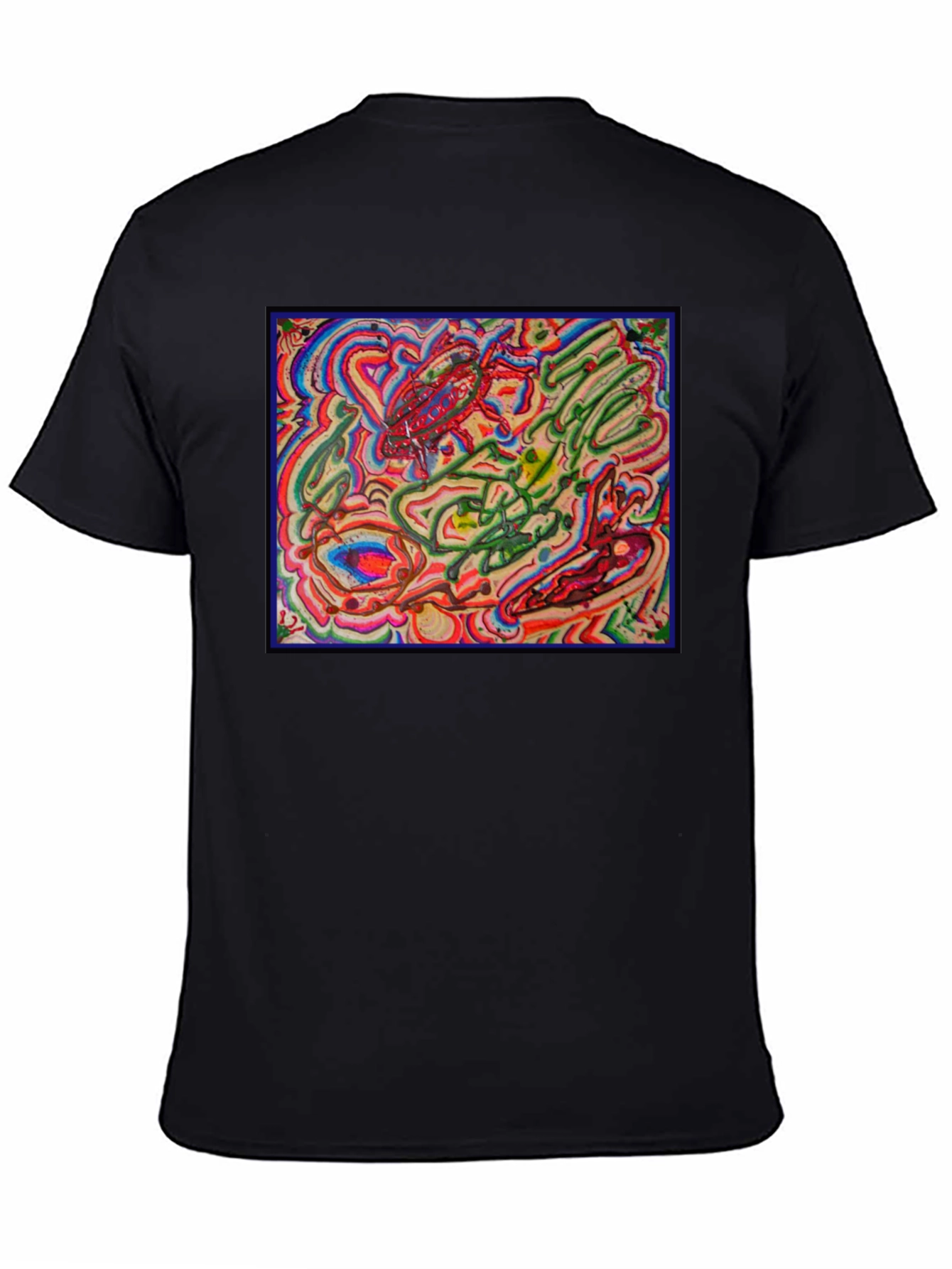 Abstract Art Graphic Tee - Modern Unisex T-Shirt