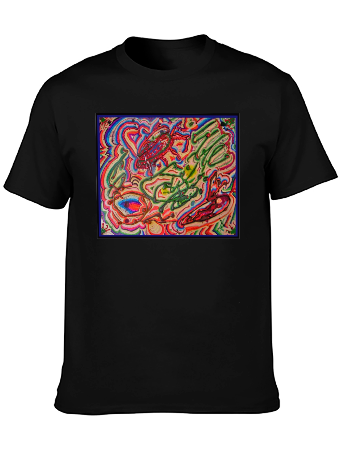 Abstract Art Graphic Tee - Modern Unisex T-Shirt