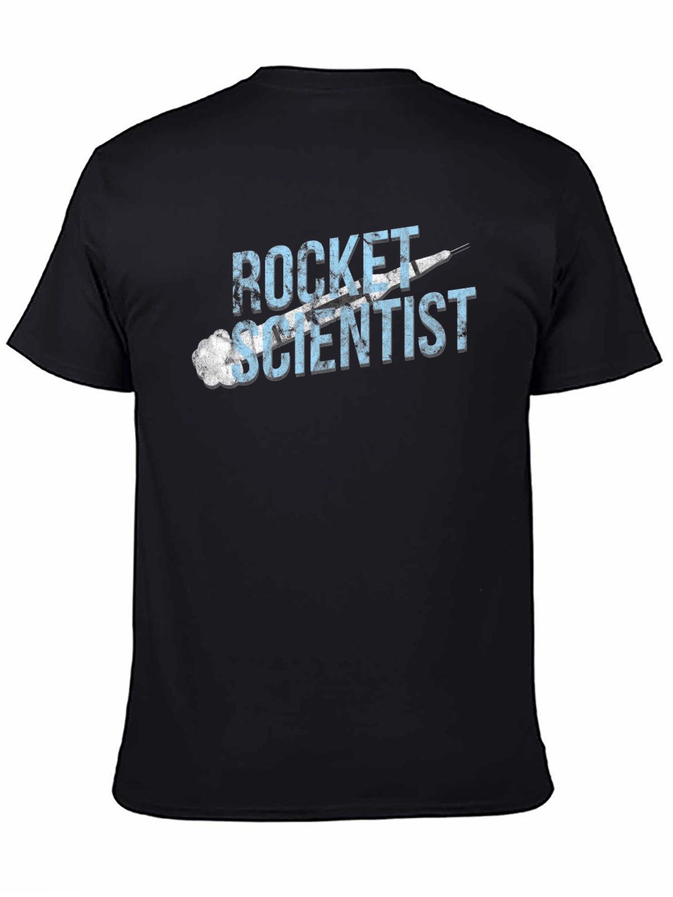 Rocket Scientist Black Graphic Tee