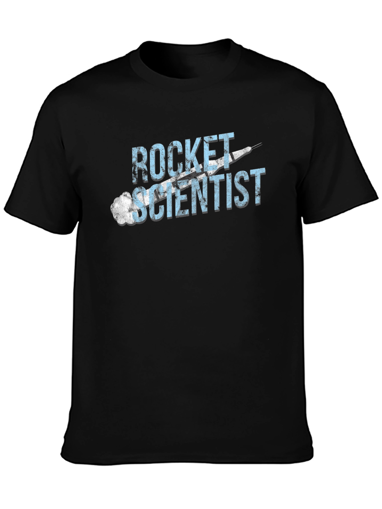 Rocket Scientist Black Graphic Tee
