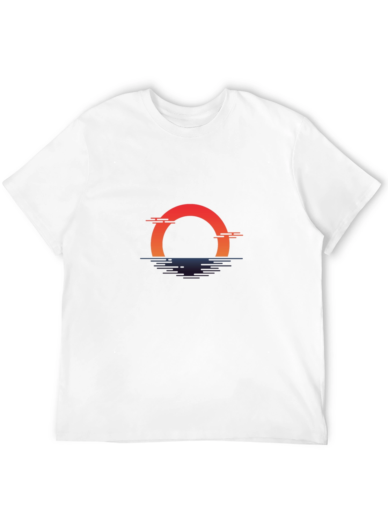 Sunset Horizon Graphic Tee - Stylish Comfort