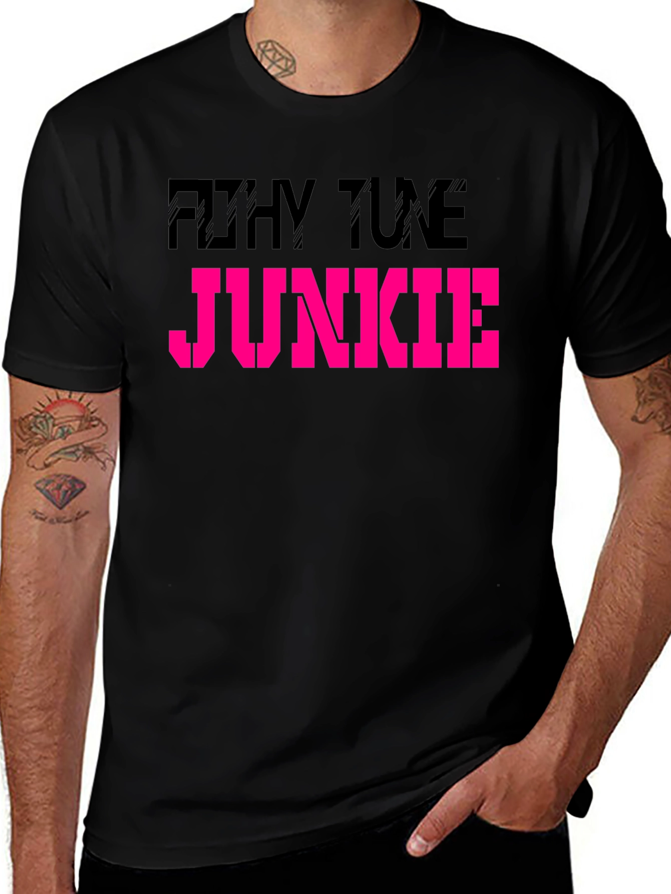 Filthy Tune Junkie Black Graphic Tee