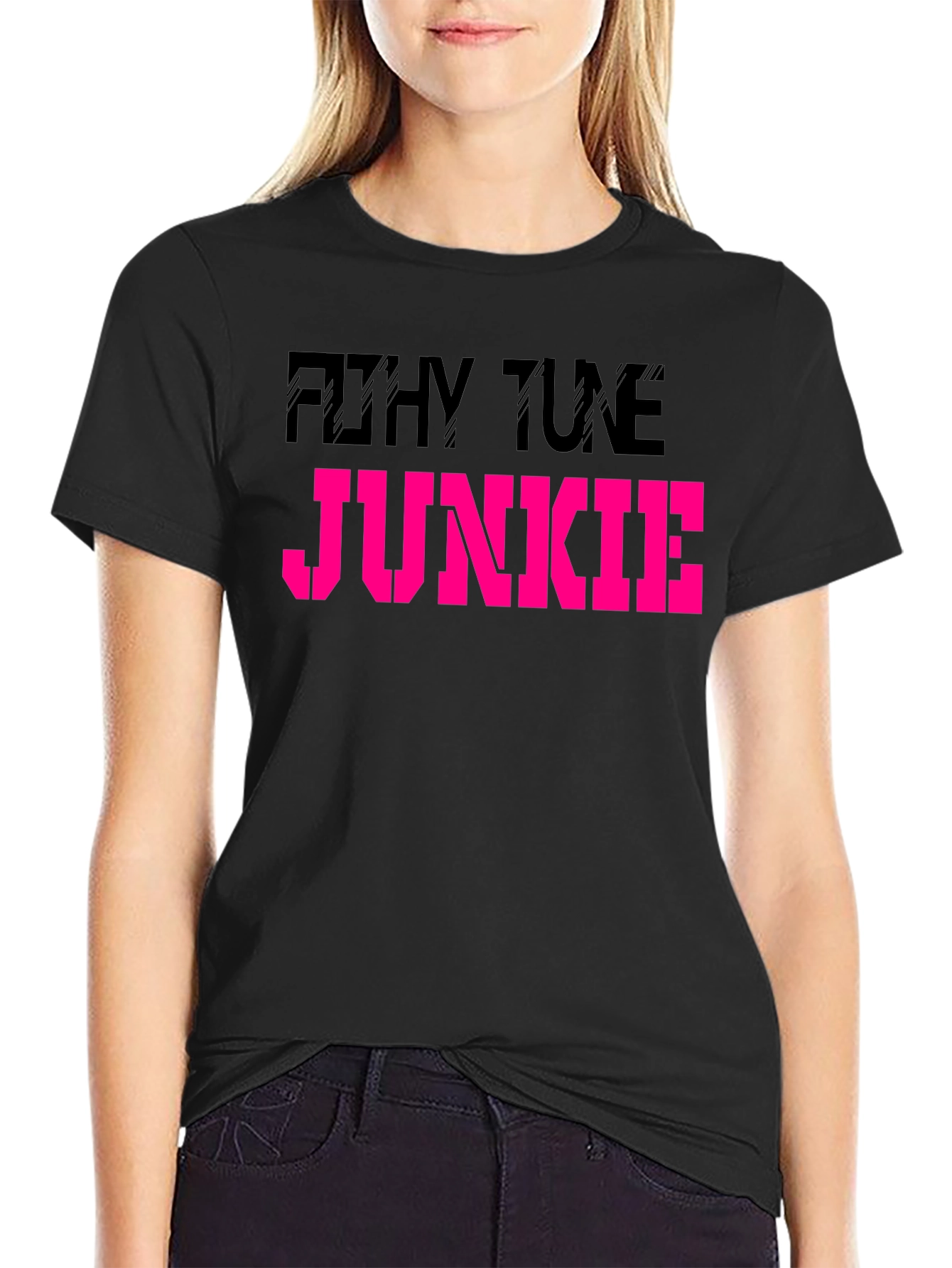 Filthy Tune Junkie Black Graphic Tee