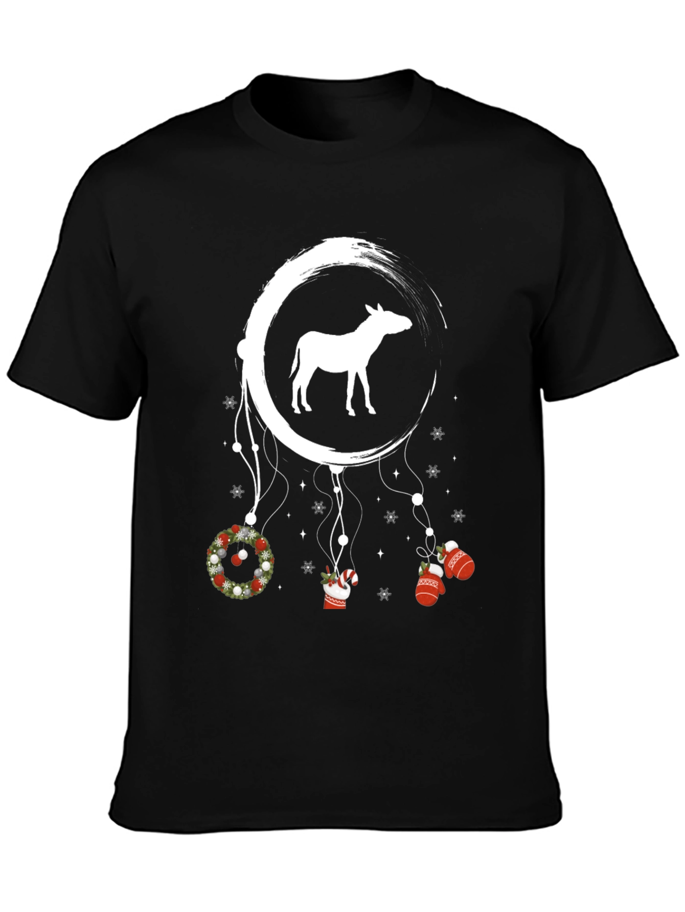 Christmas Donkey Dreamcatcher T-Shirt