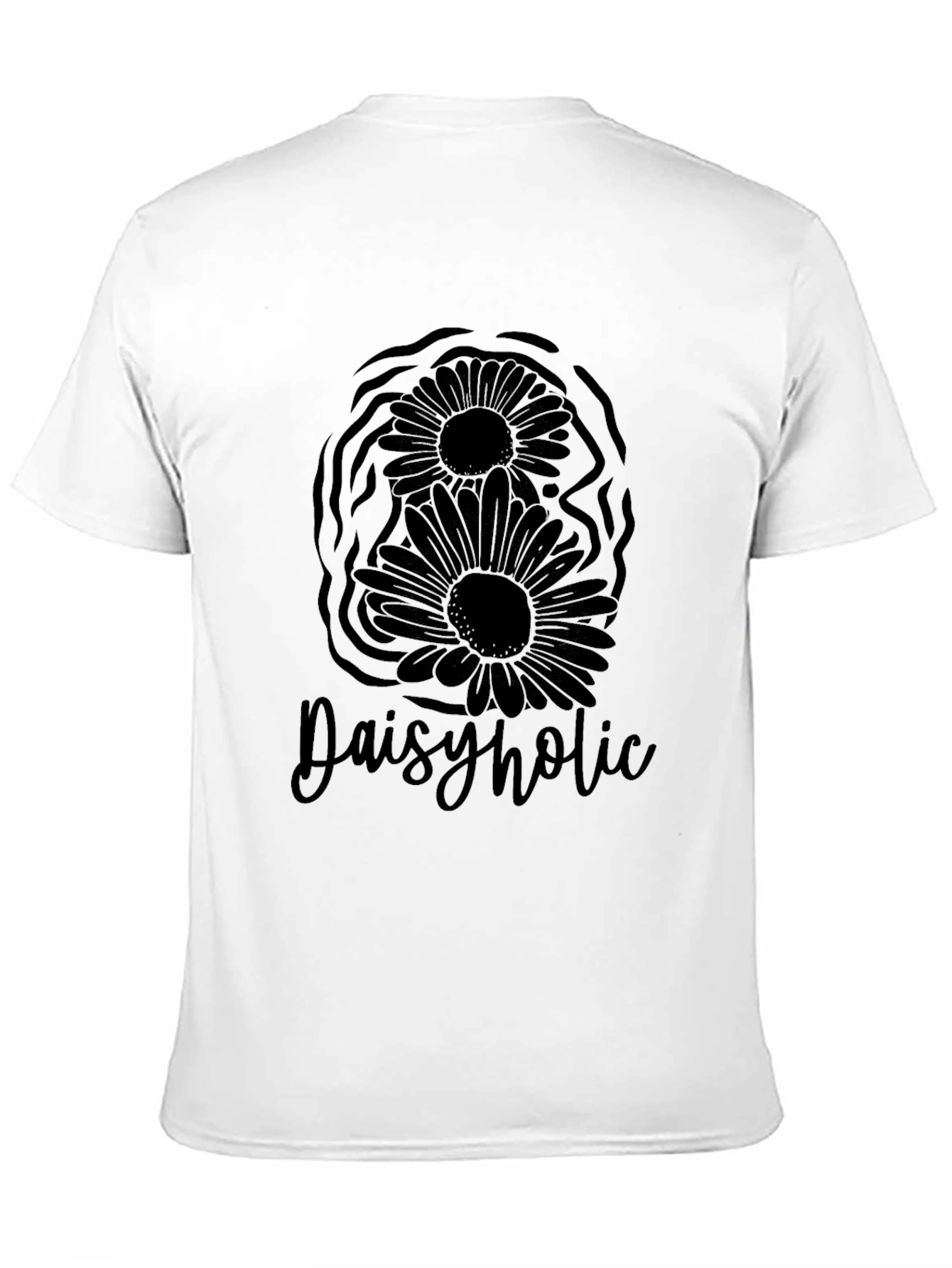 Daisyholic Graphic Tee - Black
