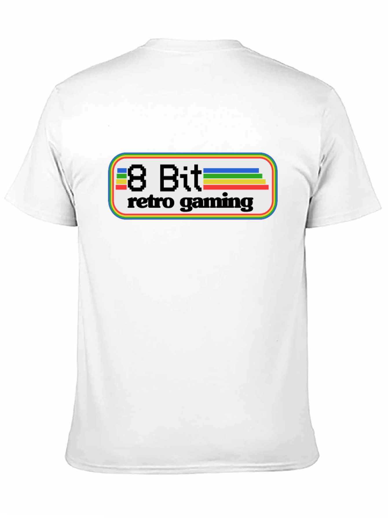 8 Bit Retro Gaming Black T-Shirt
