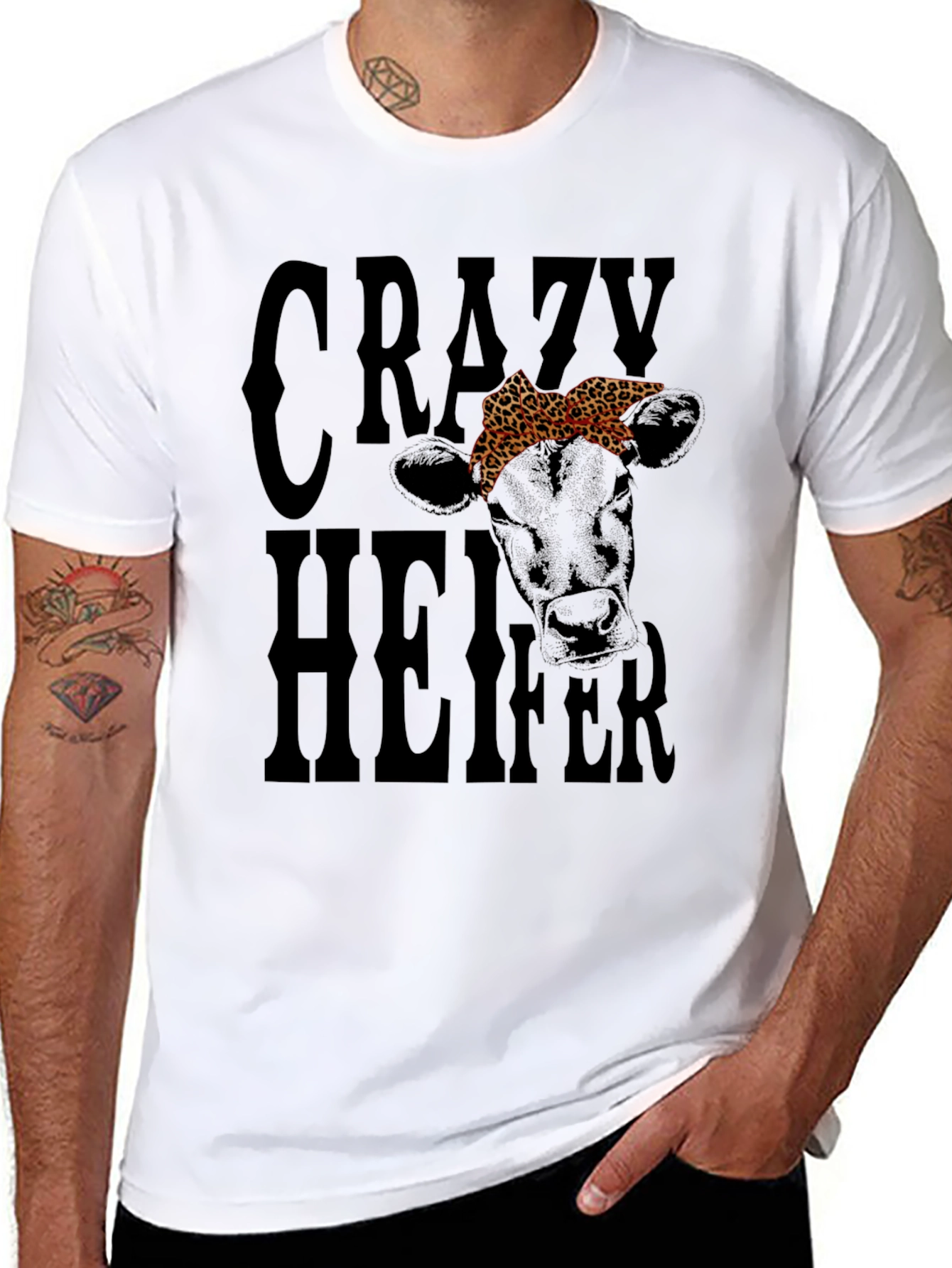 Crazy Heifer Graphic T-Shirt