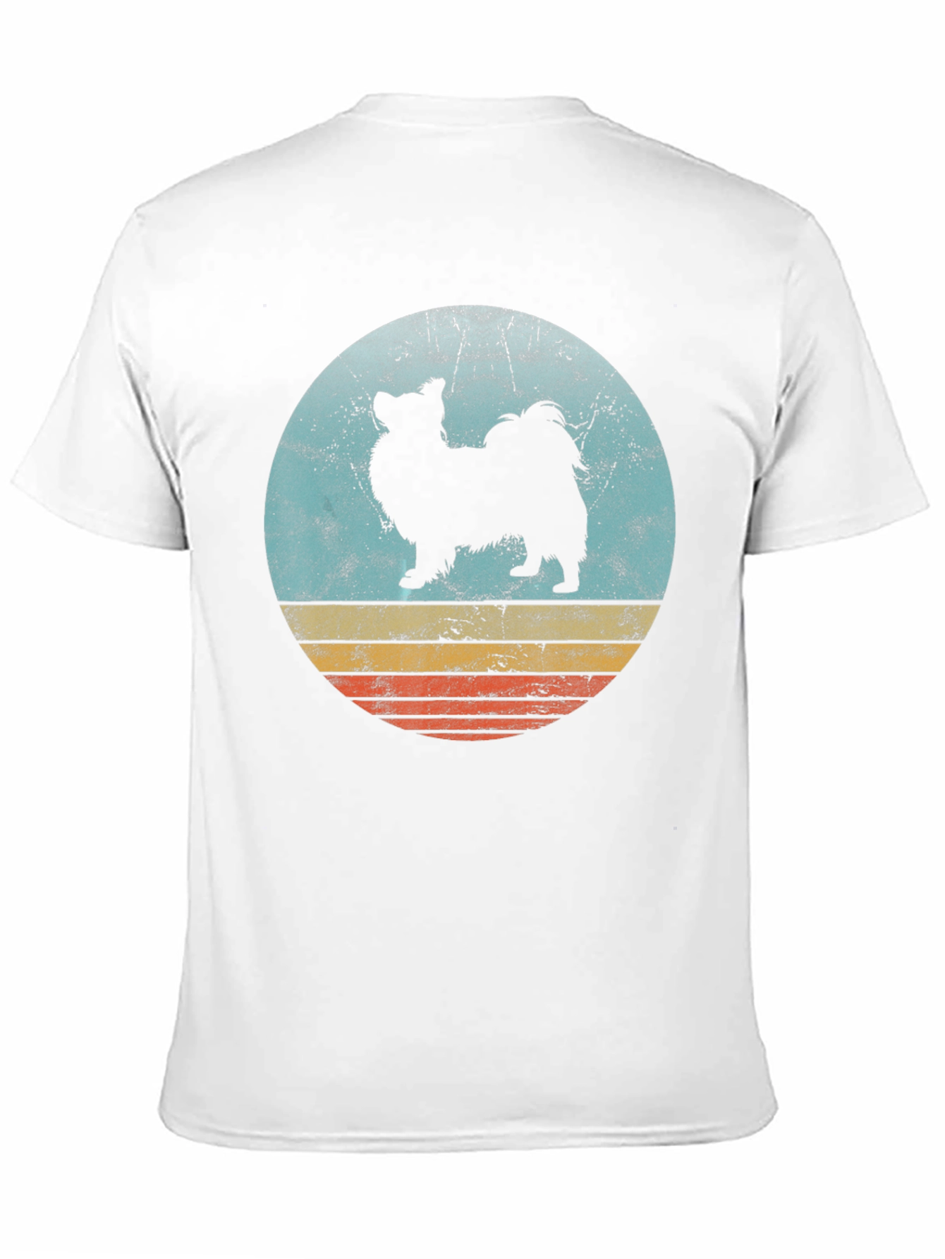 Retro Dog Graphic T-Shirt - Black