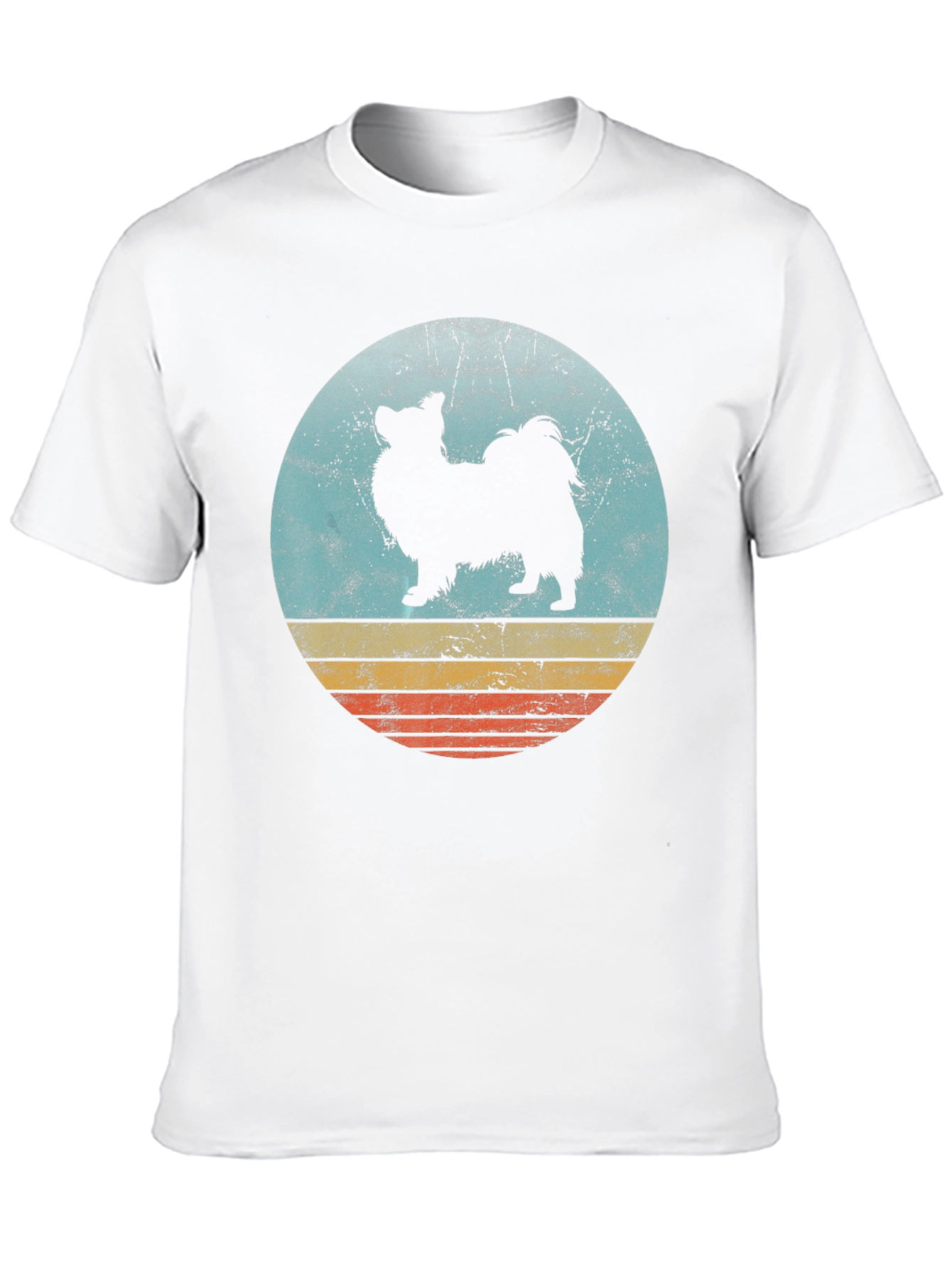 Retro Dog Graphic T-Shirt - Black