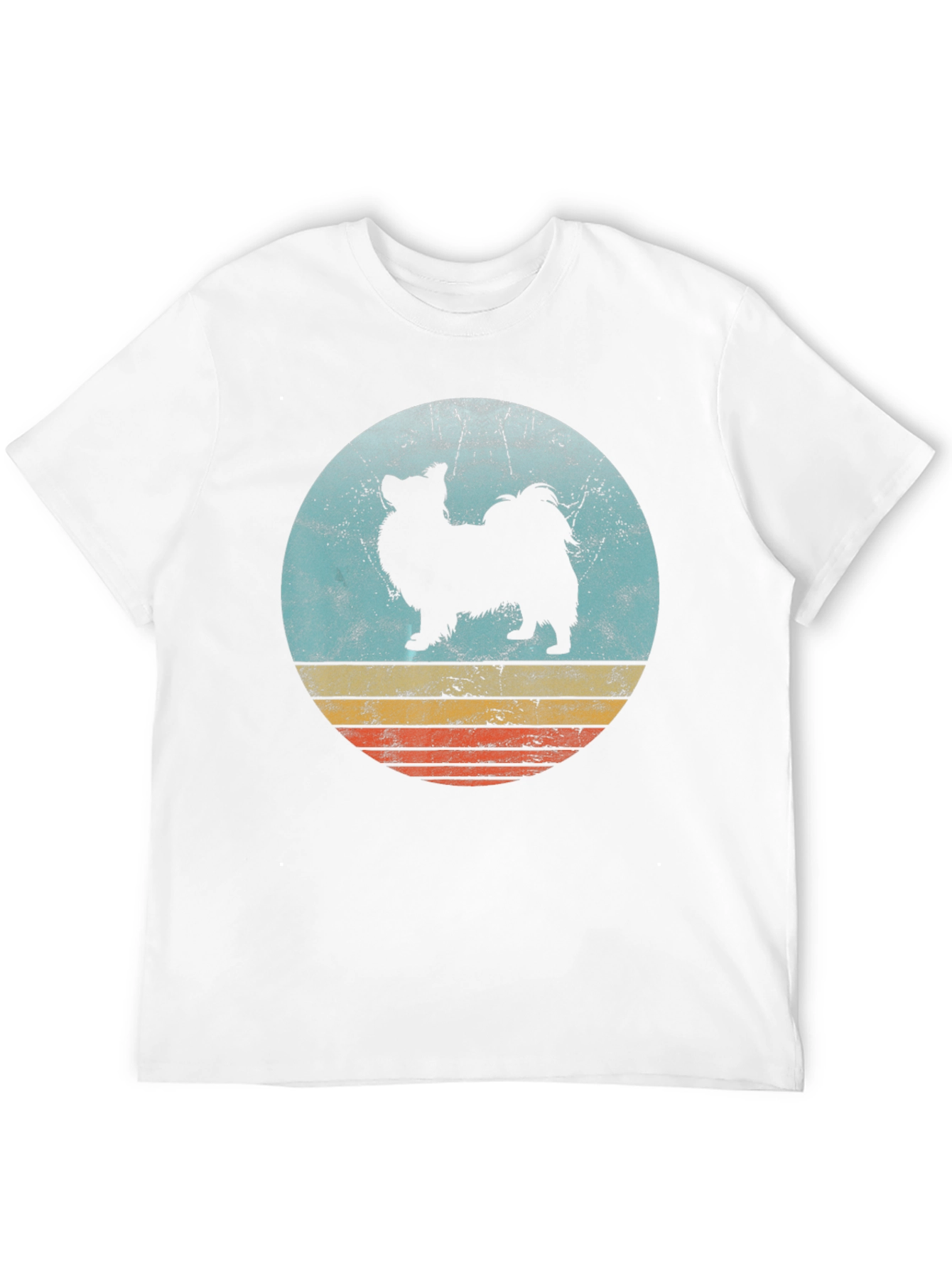 Retro Dog Graphic T-Shirt - Black