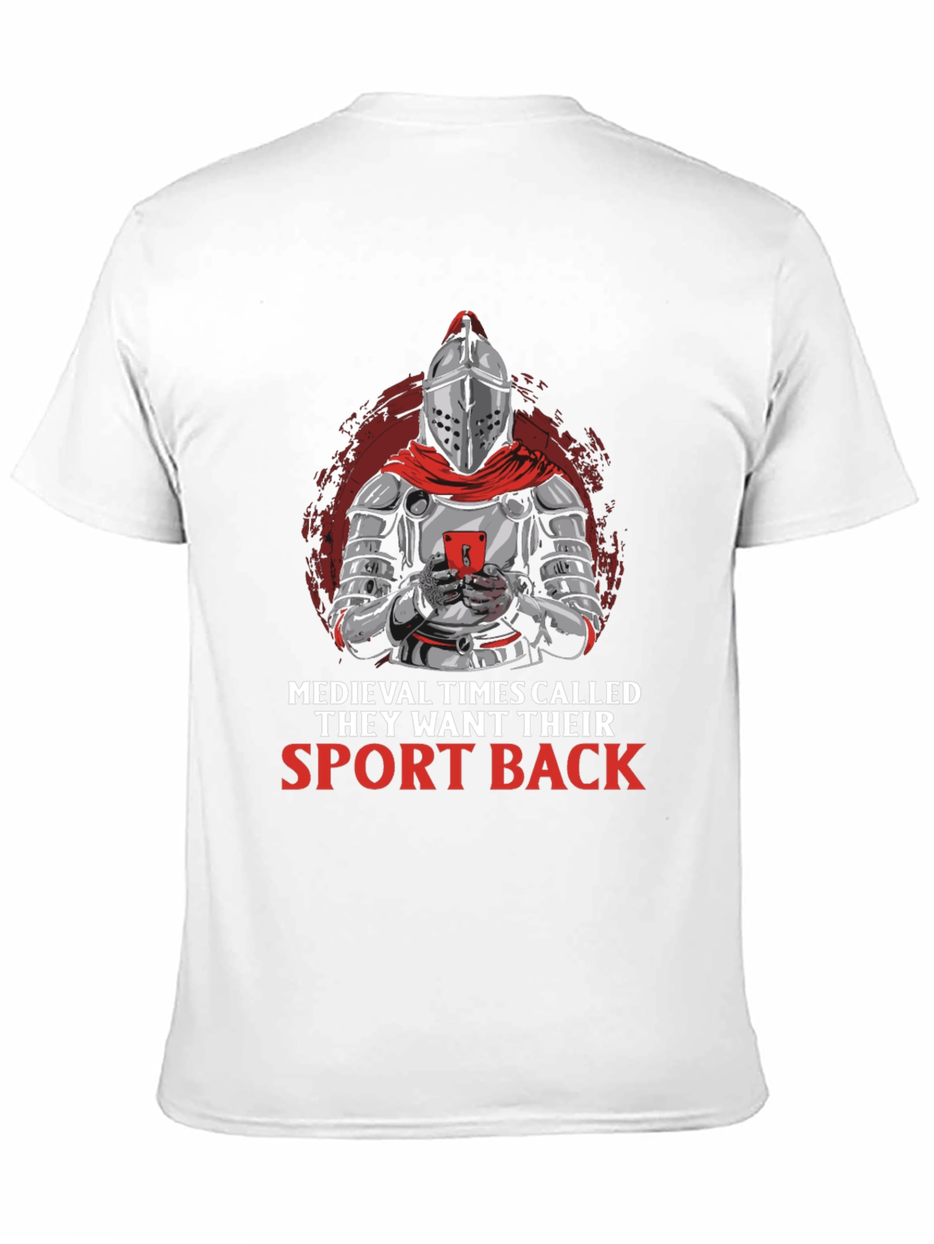 Medieval Knight Gamer T-Shirt - Funny Sports Tee
