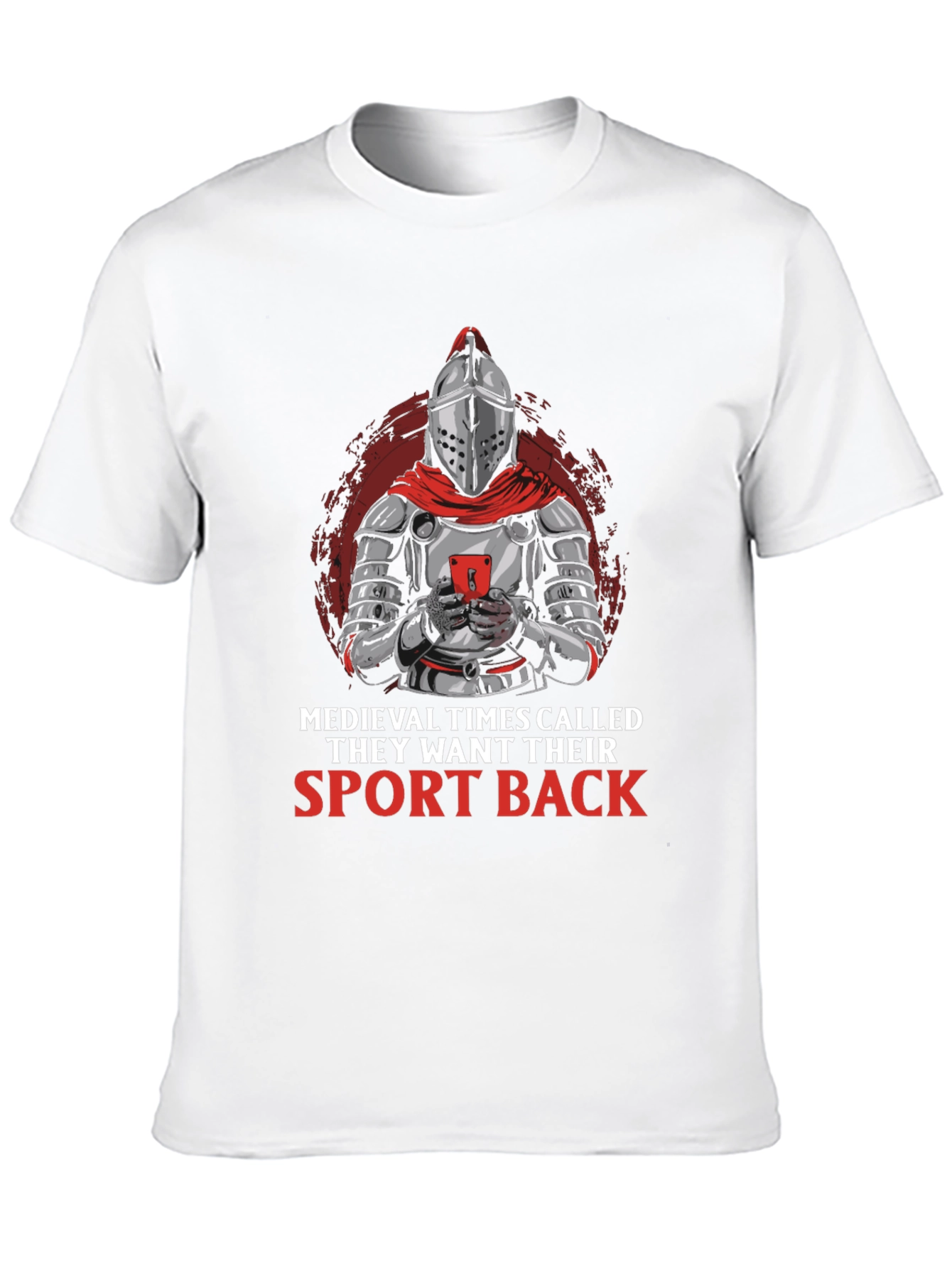 Medieval Knight Gamer T-Shirt - Funny Sports Tee