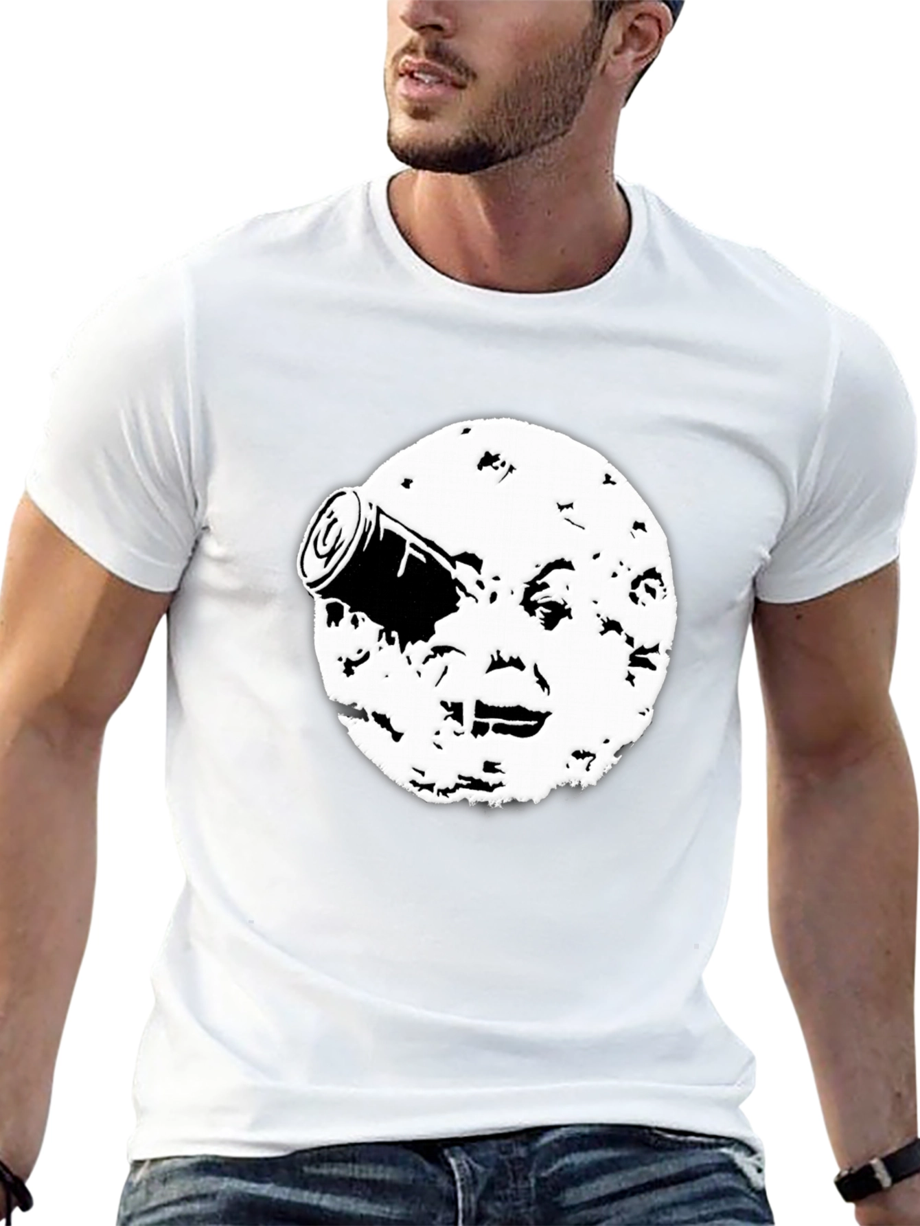 A Trip to the Moon Graphic T-Shirt