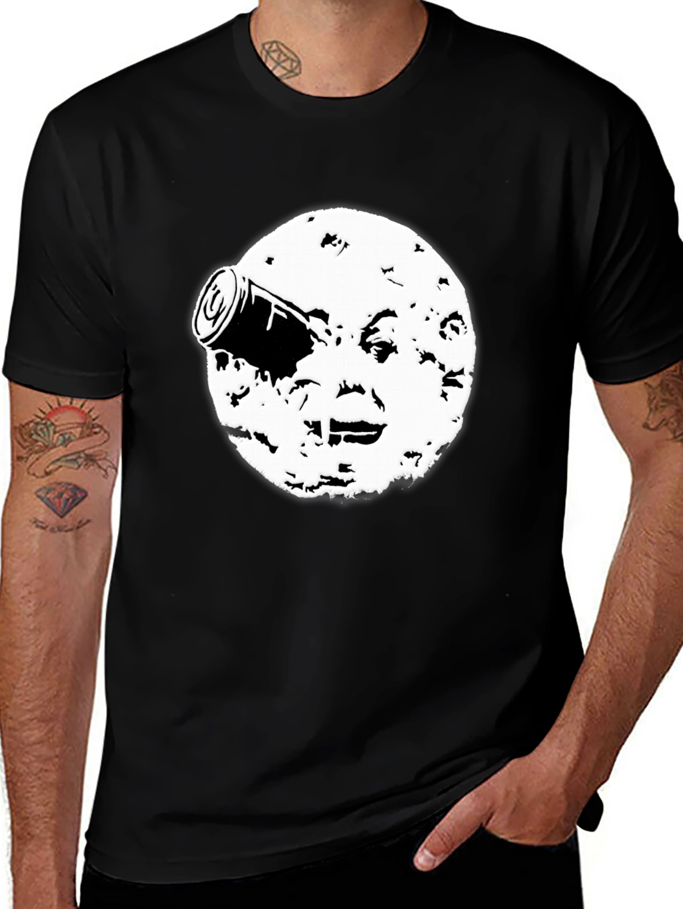 A Trip to the Moon Graphic T-Shirt