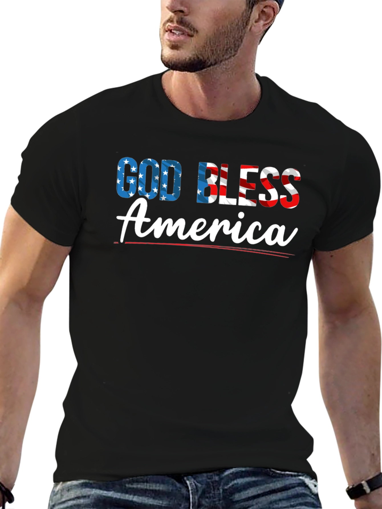 God Bless America Patriotic T-Shirt