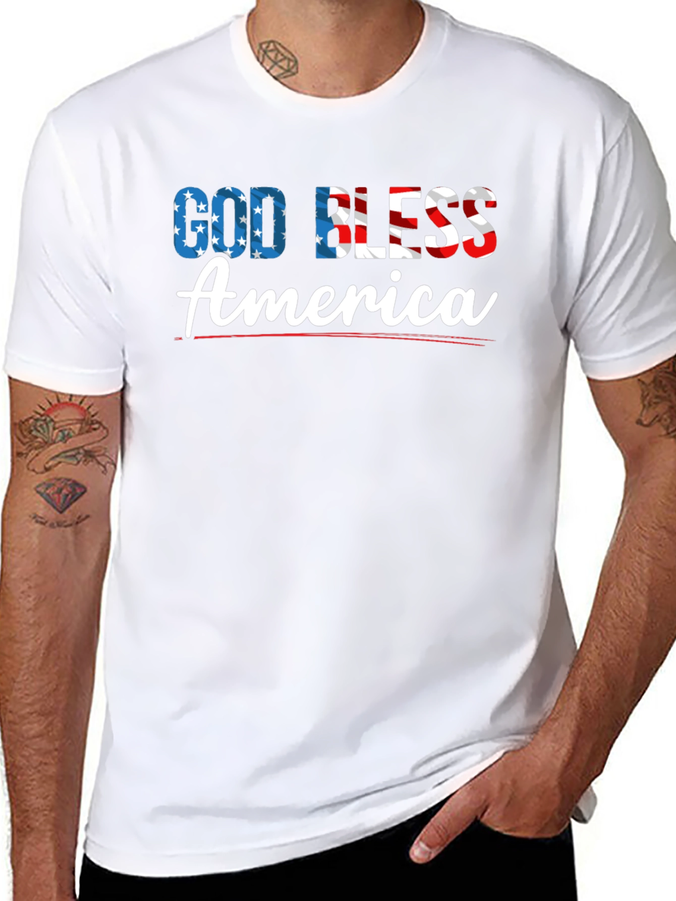 God Bless America Patriotic T-Shirt