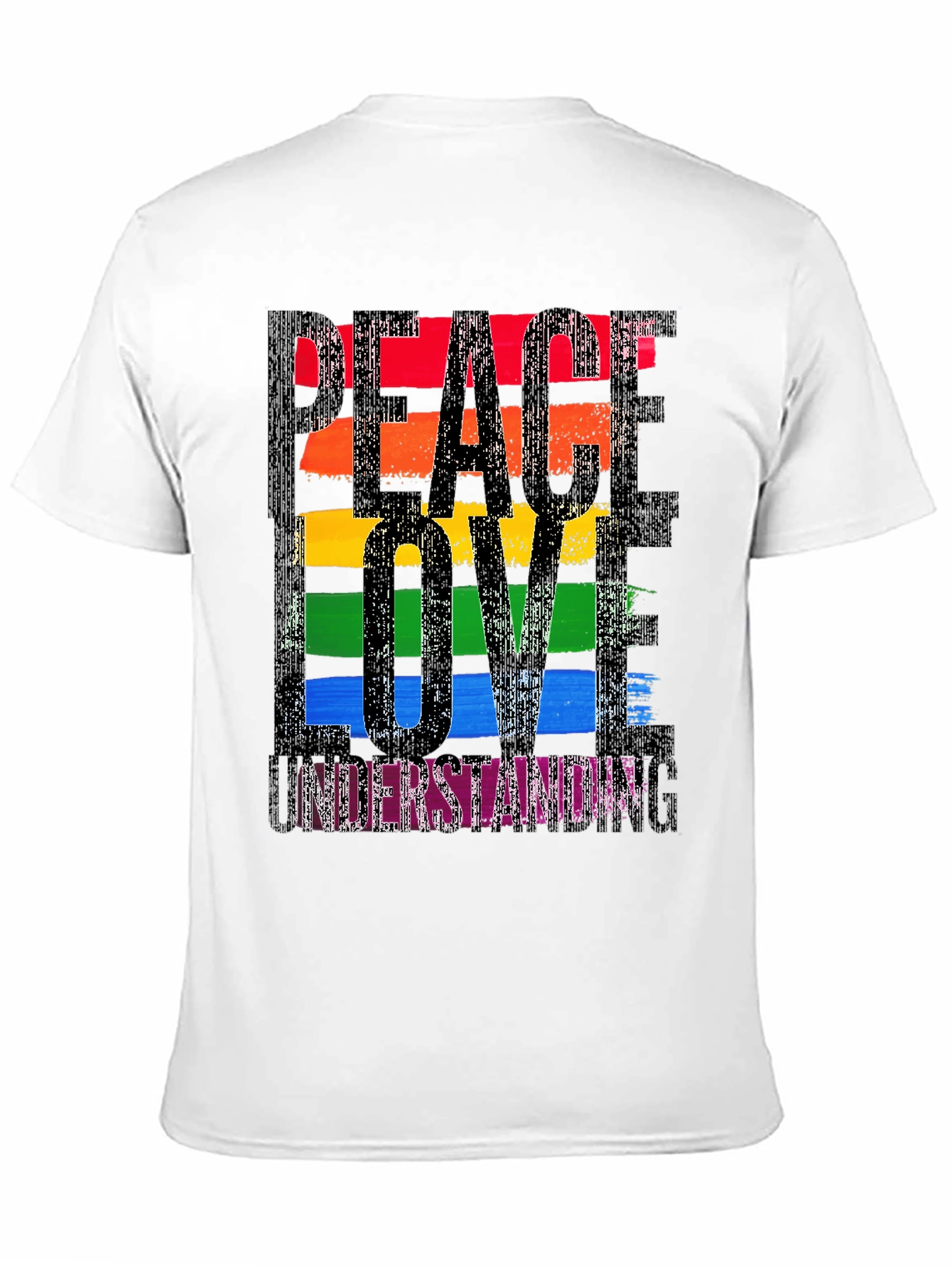 Peace Love Understanding Rainbow T-Shirt