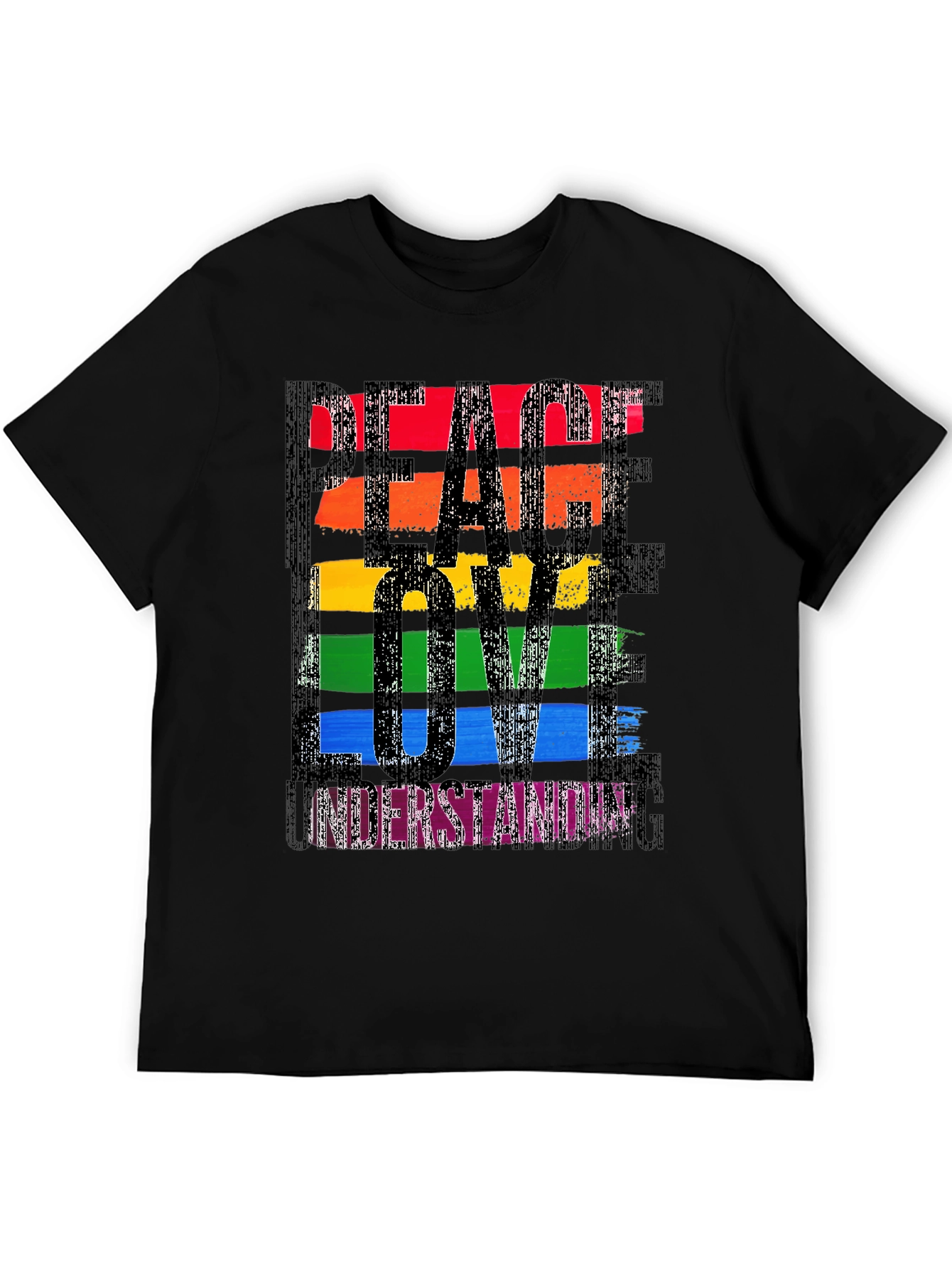 Peace Love Understanding Rainbow T-Shirt