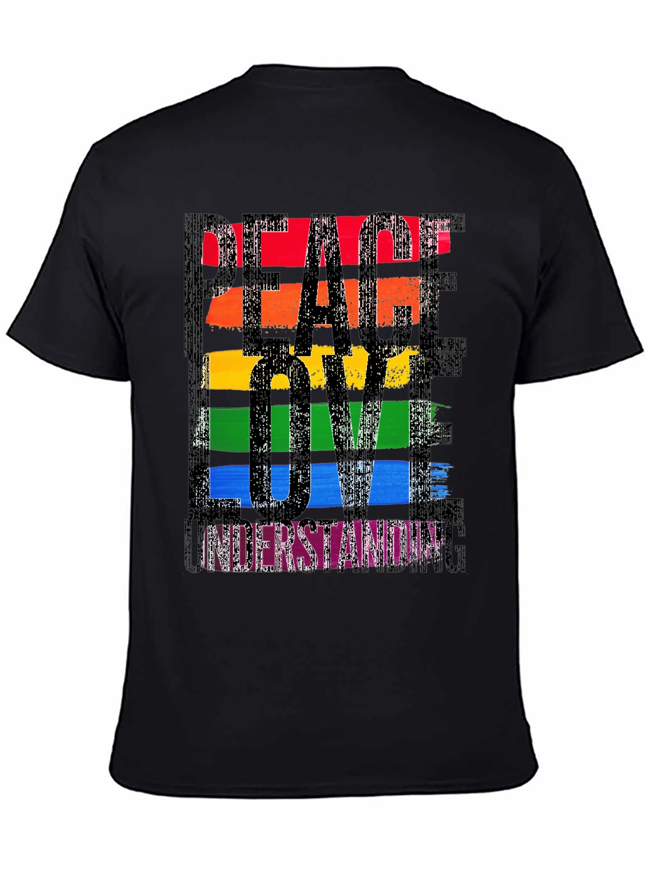 Peace Love Understanding Rainbow T-Shirt
