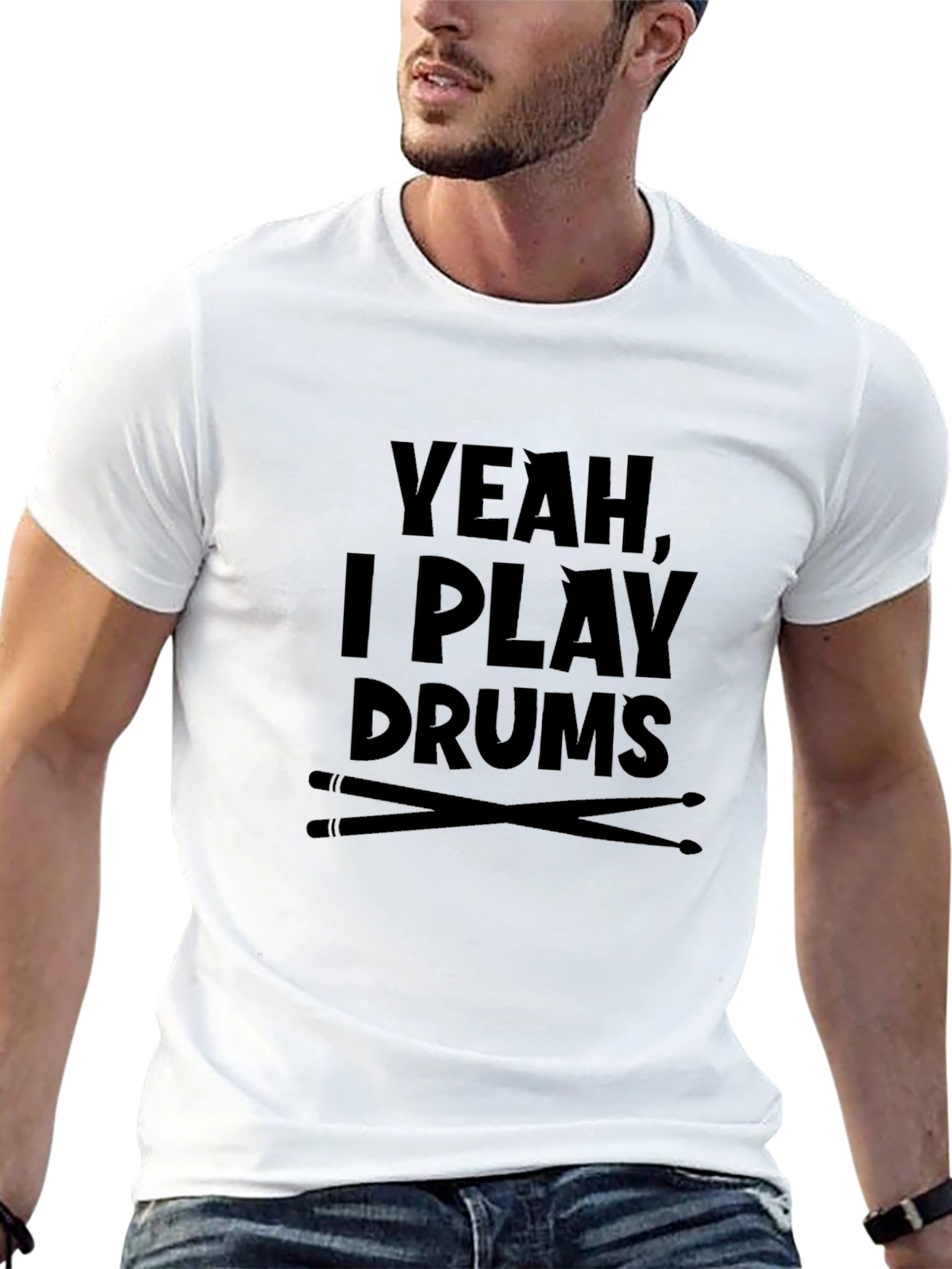Yeah I Play Drums T-Shirt - Musician Tee