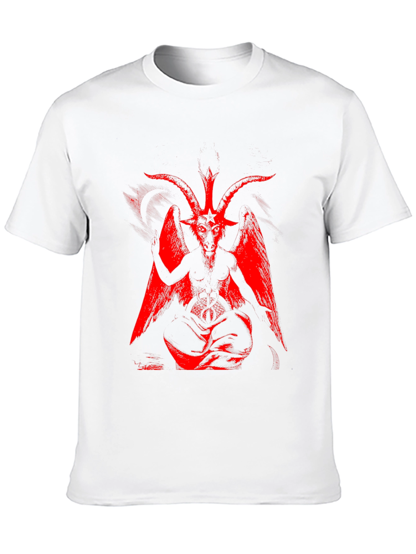 Baphomet Graphic Tee - Black Occult Shirt