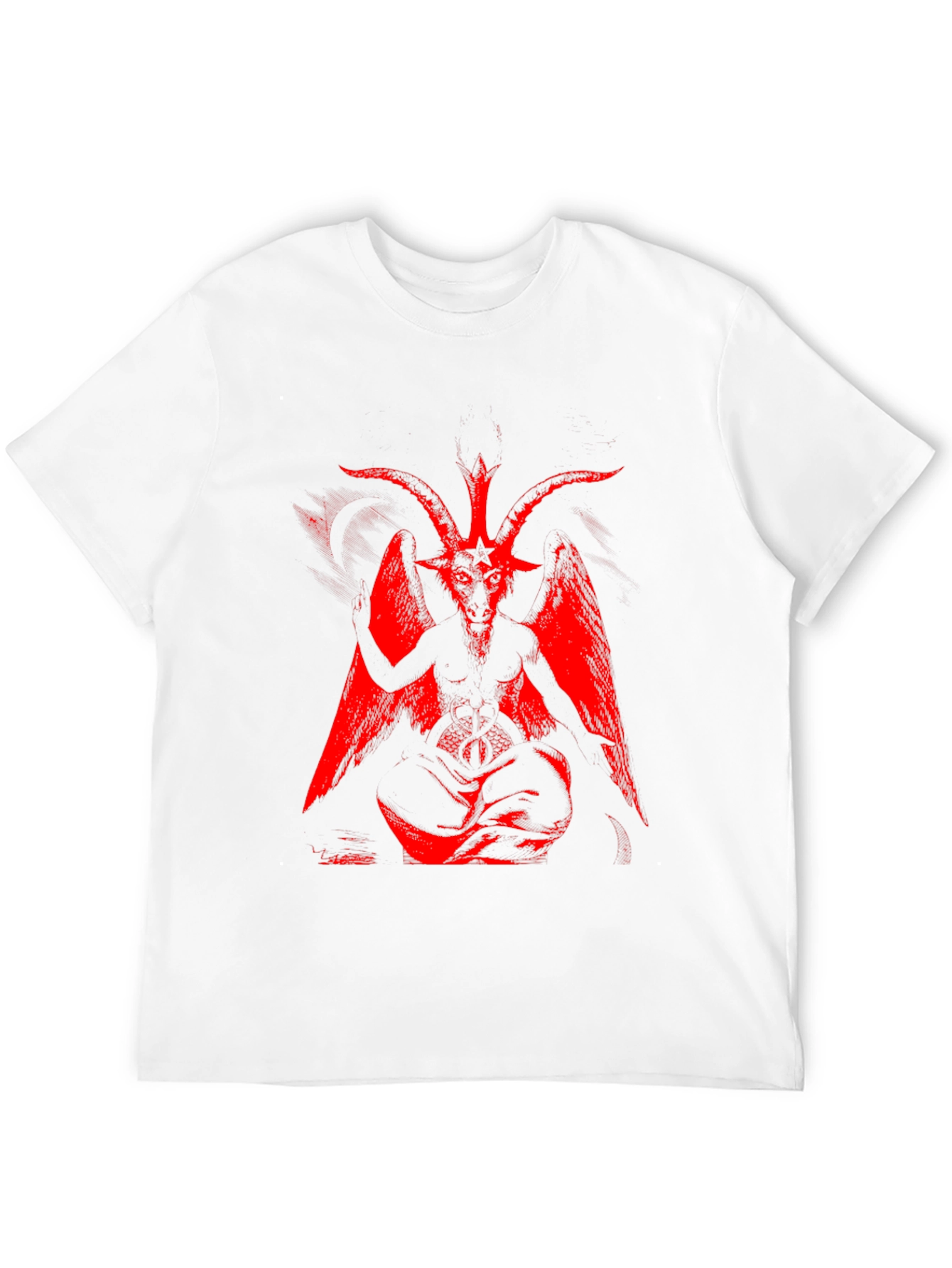 Baphomet Graphic Tee - Black Occult Shirt