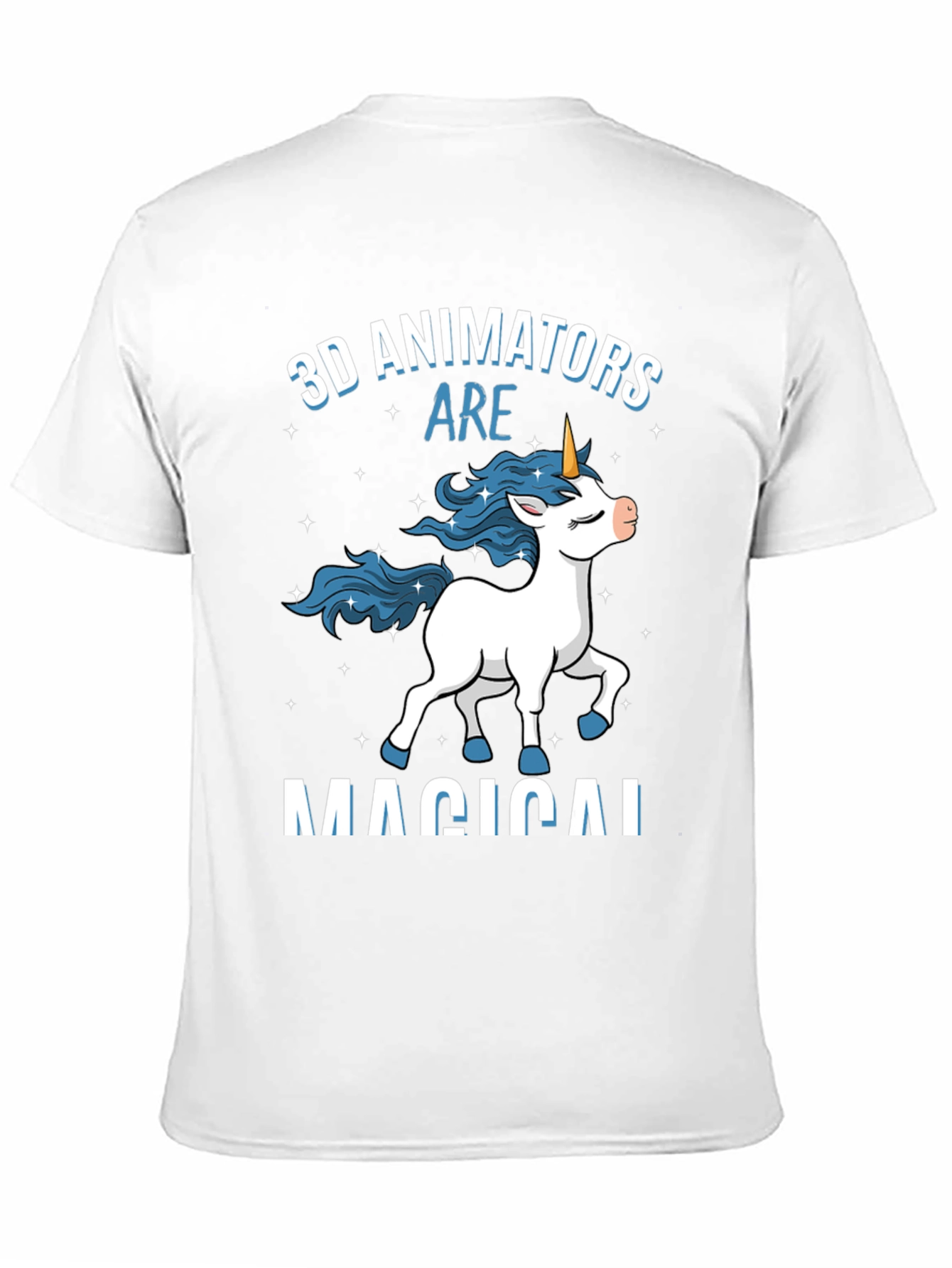 3D Animator Magical Unicorn T-Shirt