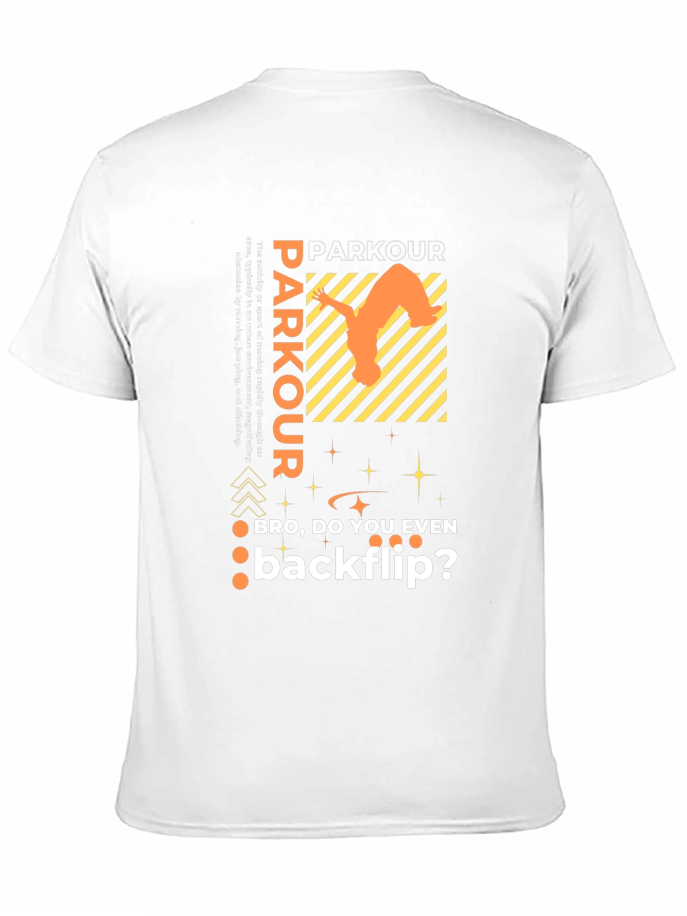 Parkour Backflip Graphic Tee - Urban Sport Style
