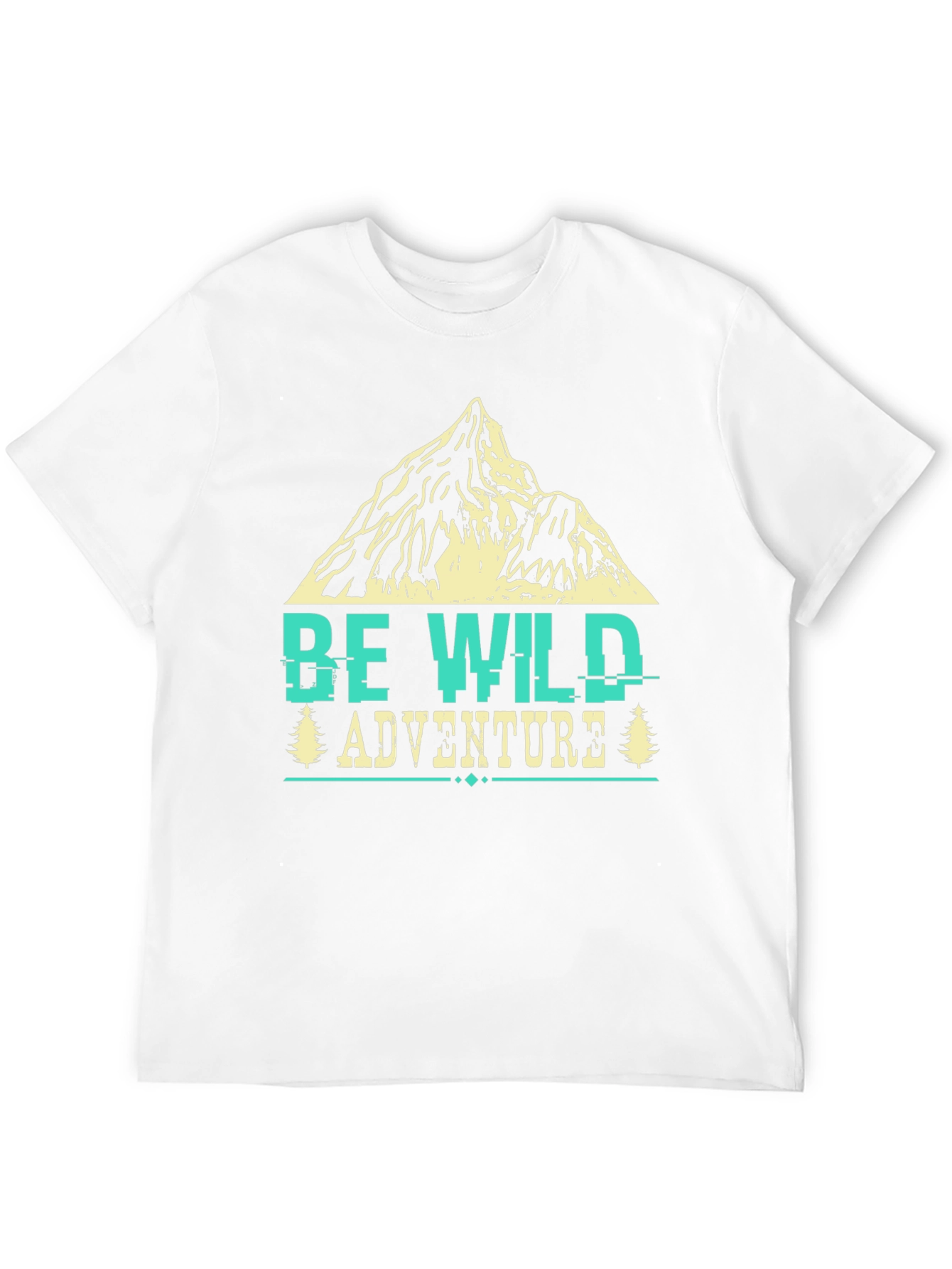 Be Wild Adventure Tee - Mountain Graphic