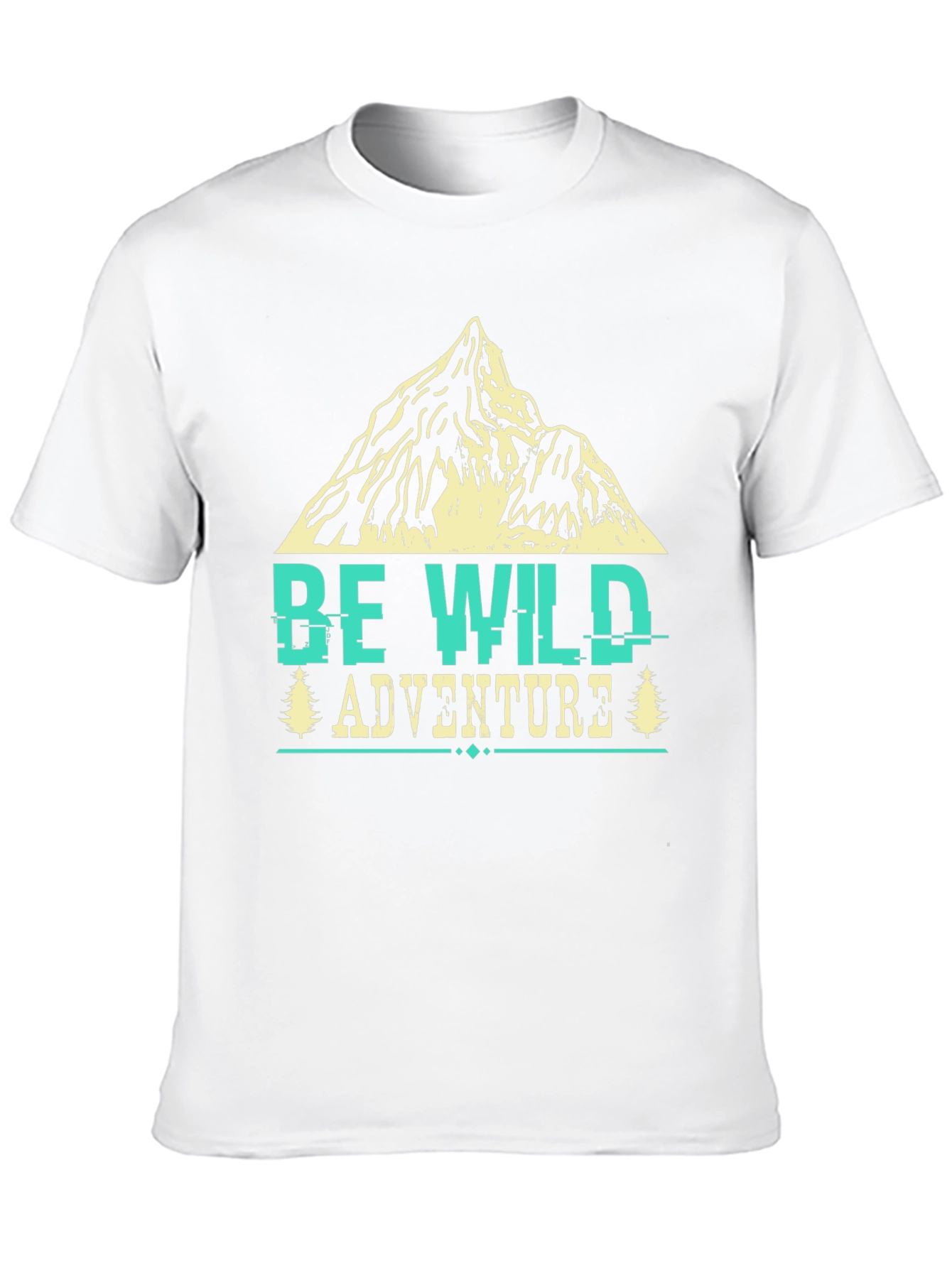 Be Wild Adventure Tee - Mountain Graphic