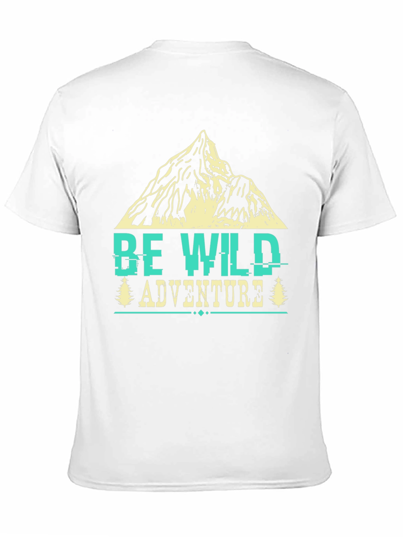 Be Wild Adventure Tee - Mountain Graphic