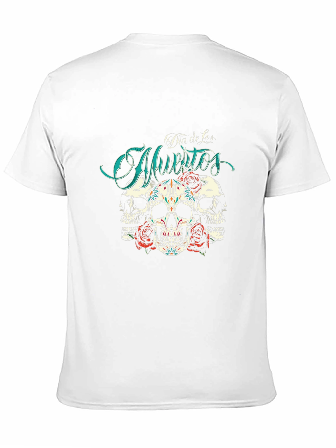 Dia de Muertos Skull Rose T-Shirt