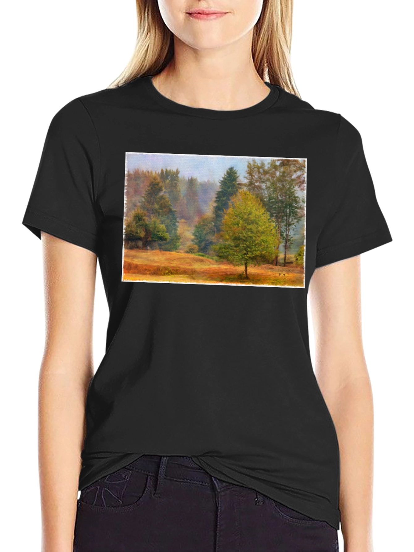 Nature Scene Graphic T-Shirt