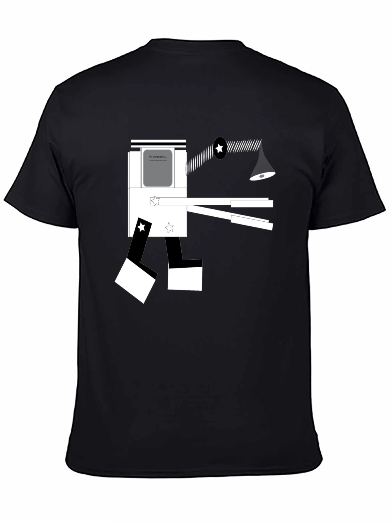 Abstract Geometric Graphic Tee - Modern Artistic Design