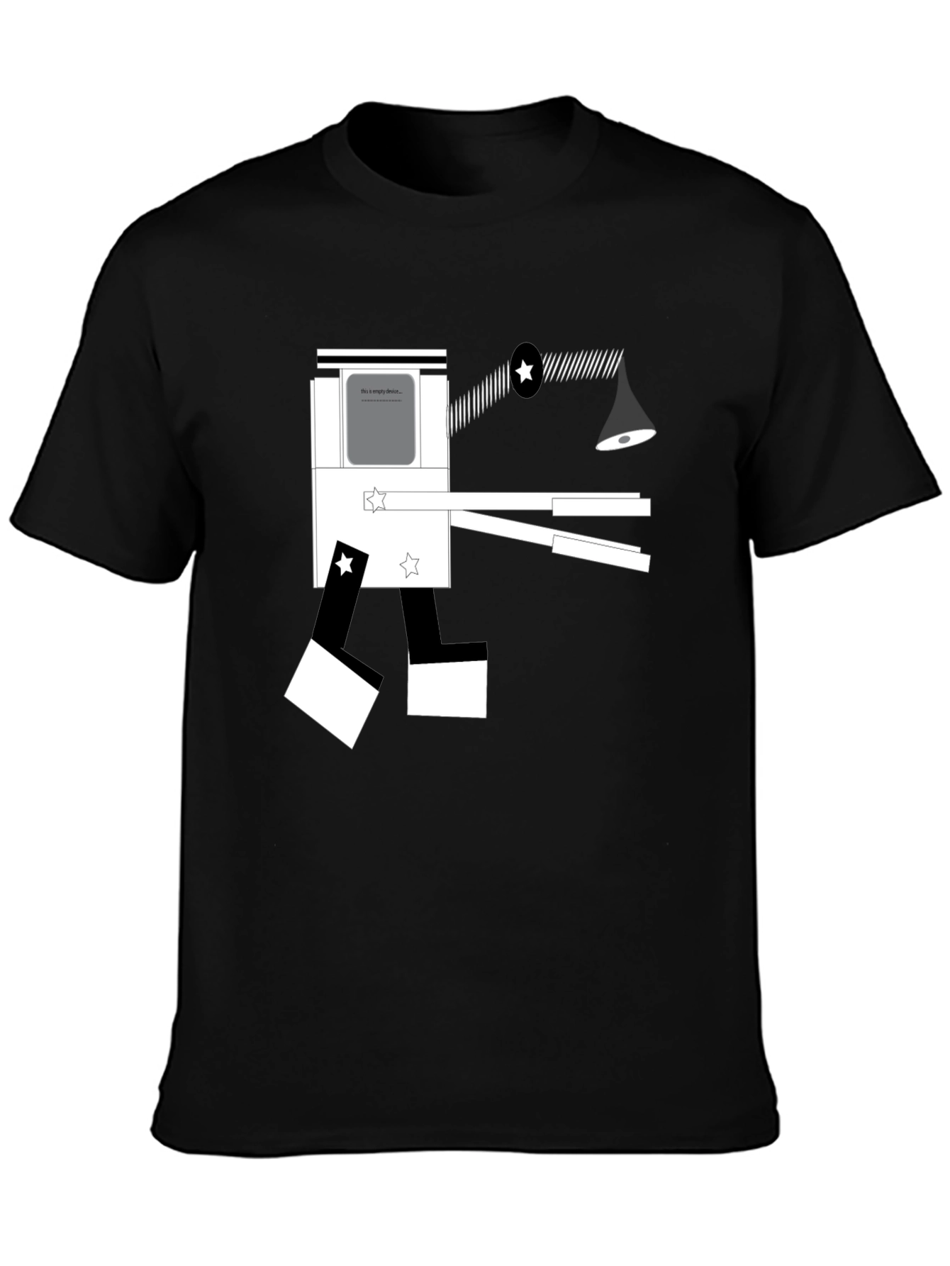 Abstract Geometric Graphic Tee - Modern Artistic Design