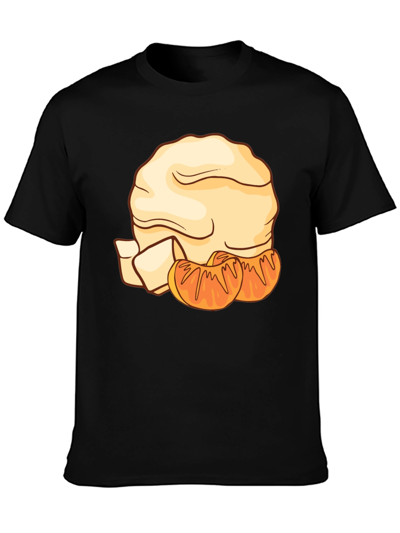 Funny Mandarin Orange Chef T-Shirt - Unique Design