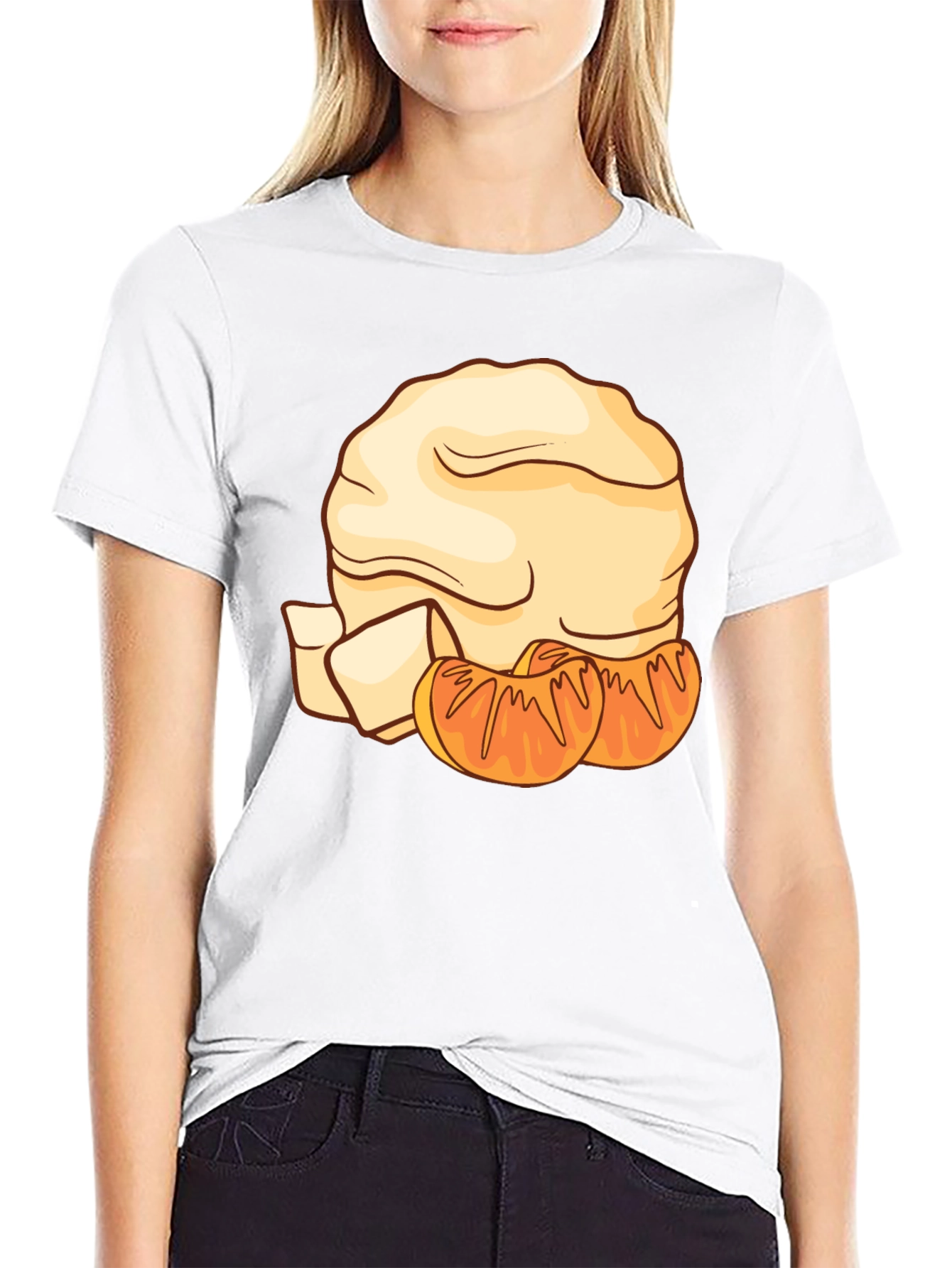 Funny Mandarin Orange Chef T-Shirt - Unique Design