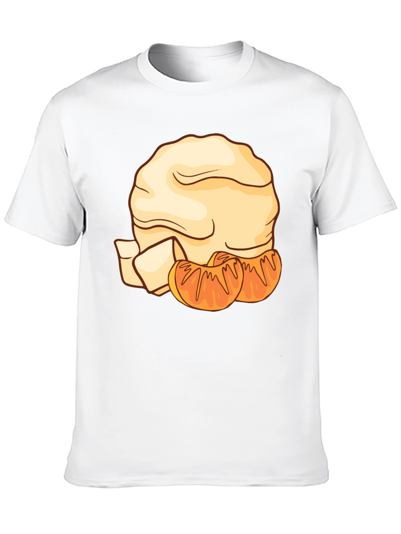 Funny Mandarin Orange Chef T-Shirt - Unique Design