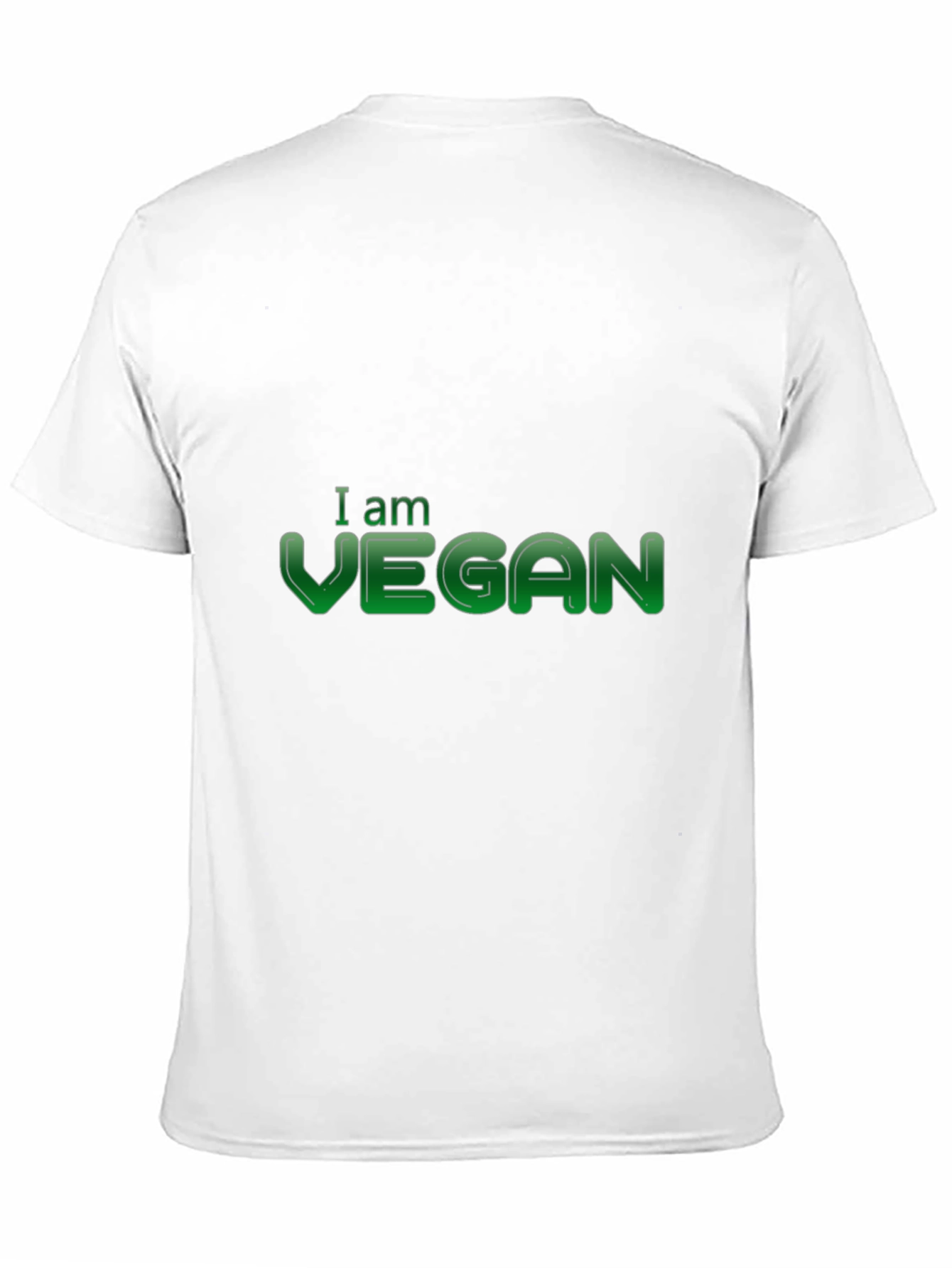 I am Vegan Graphic Tee - Black