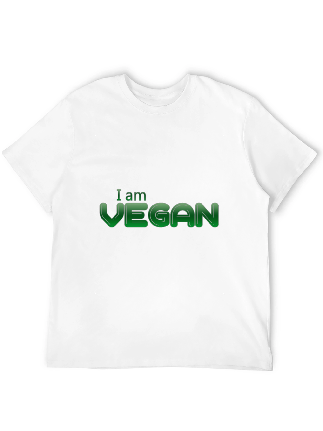 I am Vegan Graphic Tee - Black