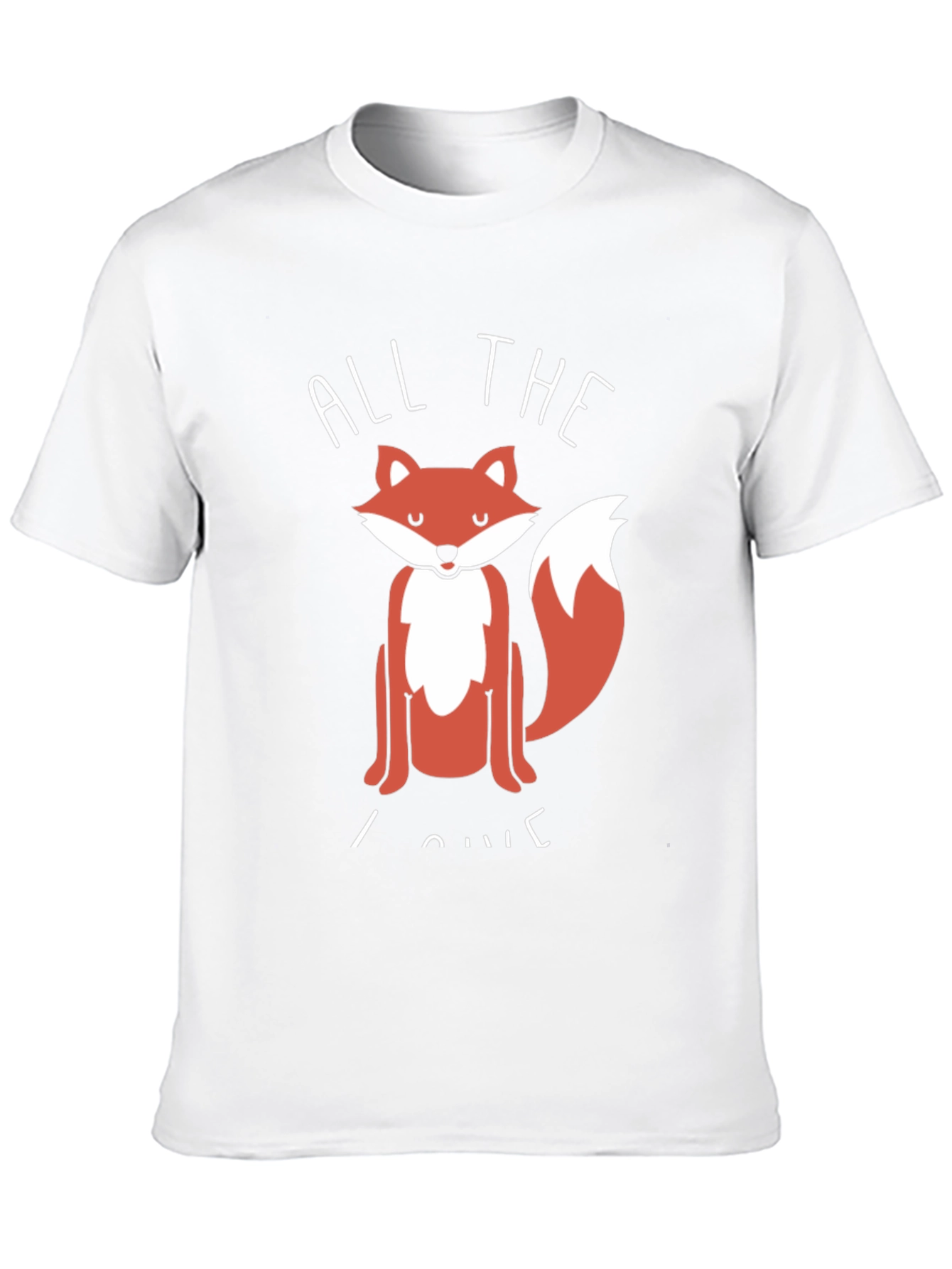 All The Fox I Give Black Graphic Tee