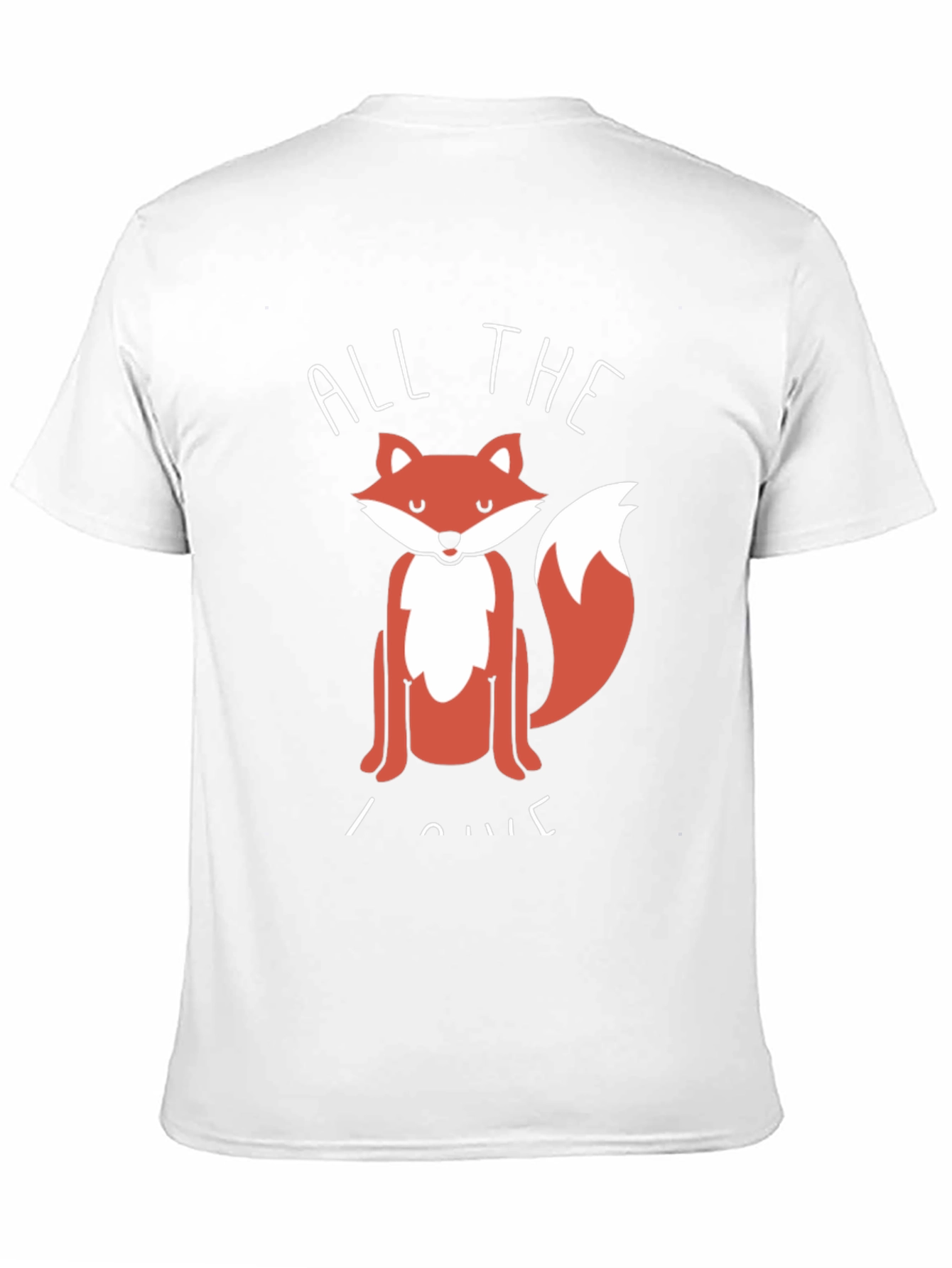 All The Fox I Give Black Graphic Tee