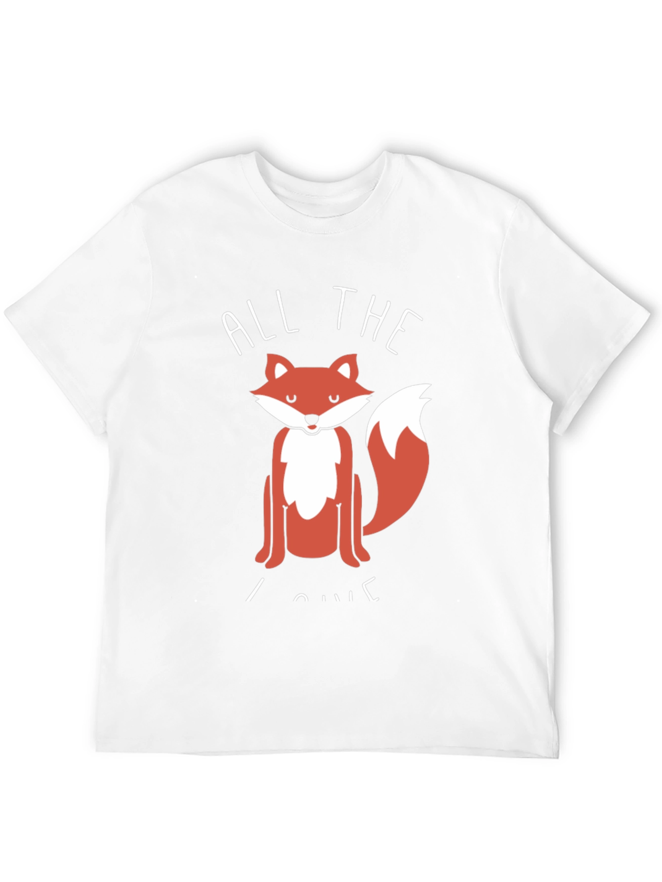 All The Fox I Give Black Graphic Tee