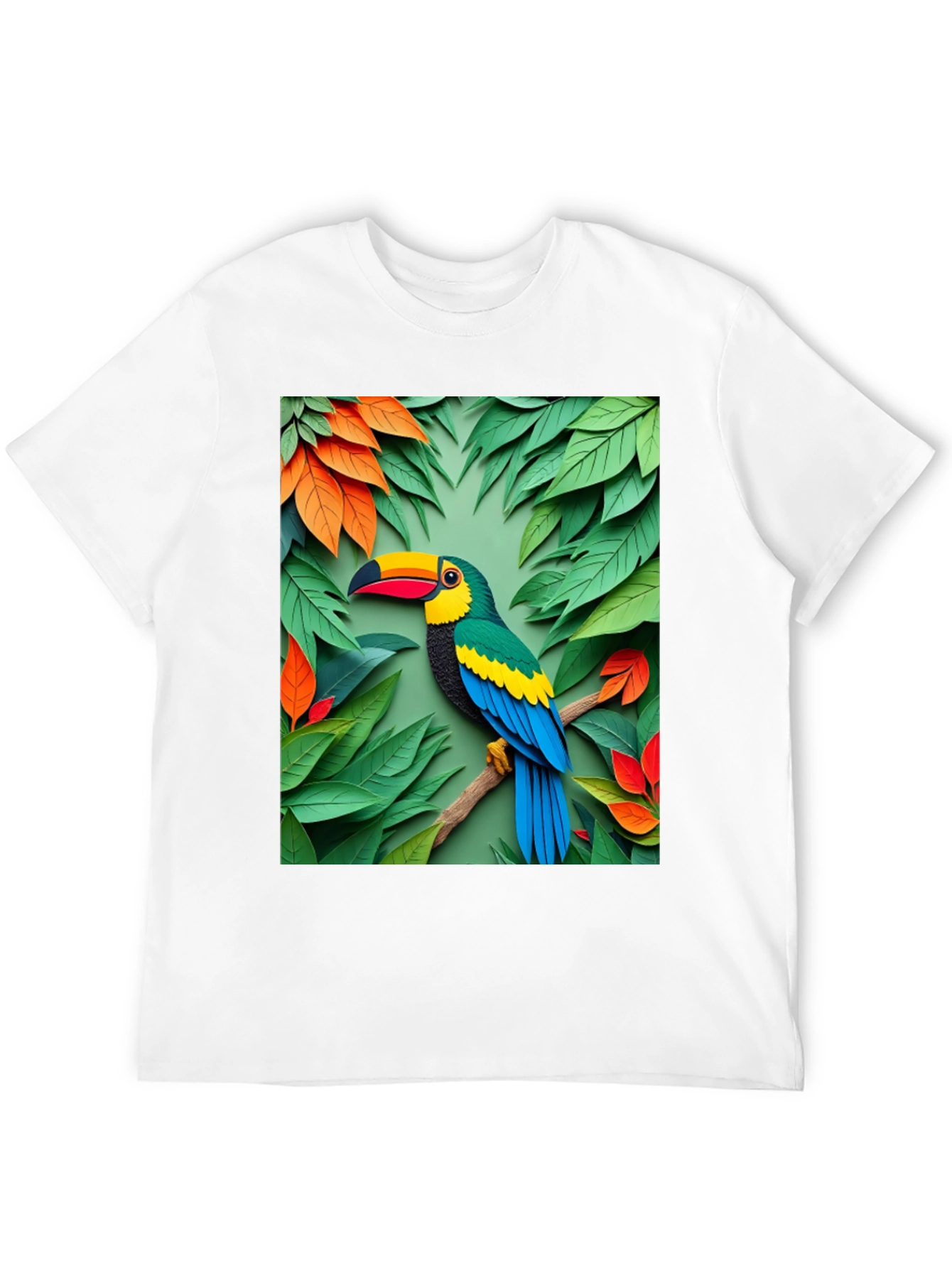 Toucan Graphic Tee - Tropical Bird T-Shirt