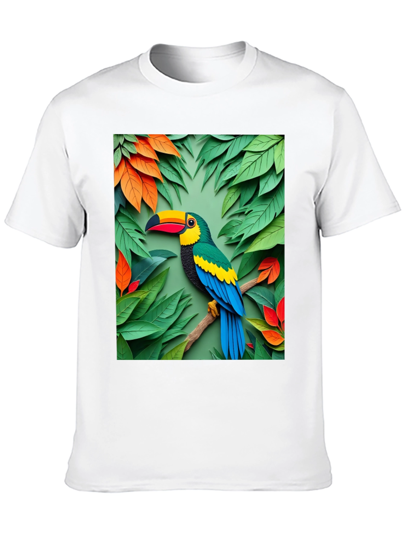 Toucan Graphic Tee - Tropical Bird T-Shirt