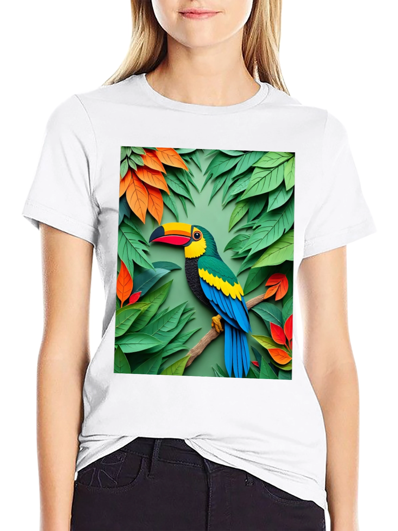 Toucan Graphic Tee - Tropical Bird T-Shirt