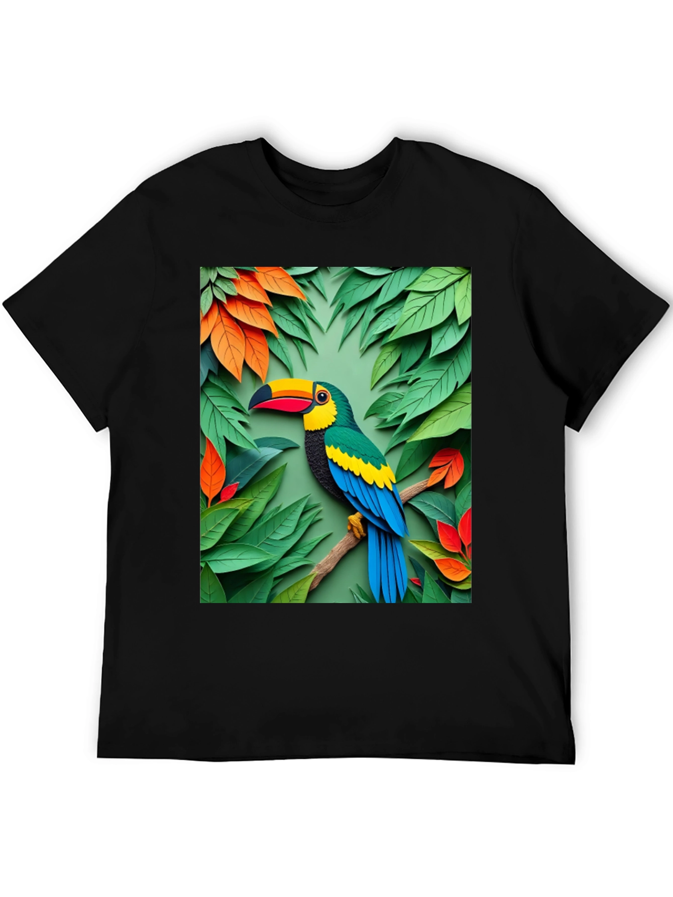 Toucan Graphic Tee - Tropical Bird T-Shirt